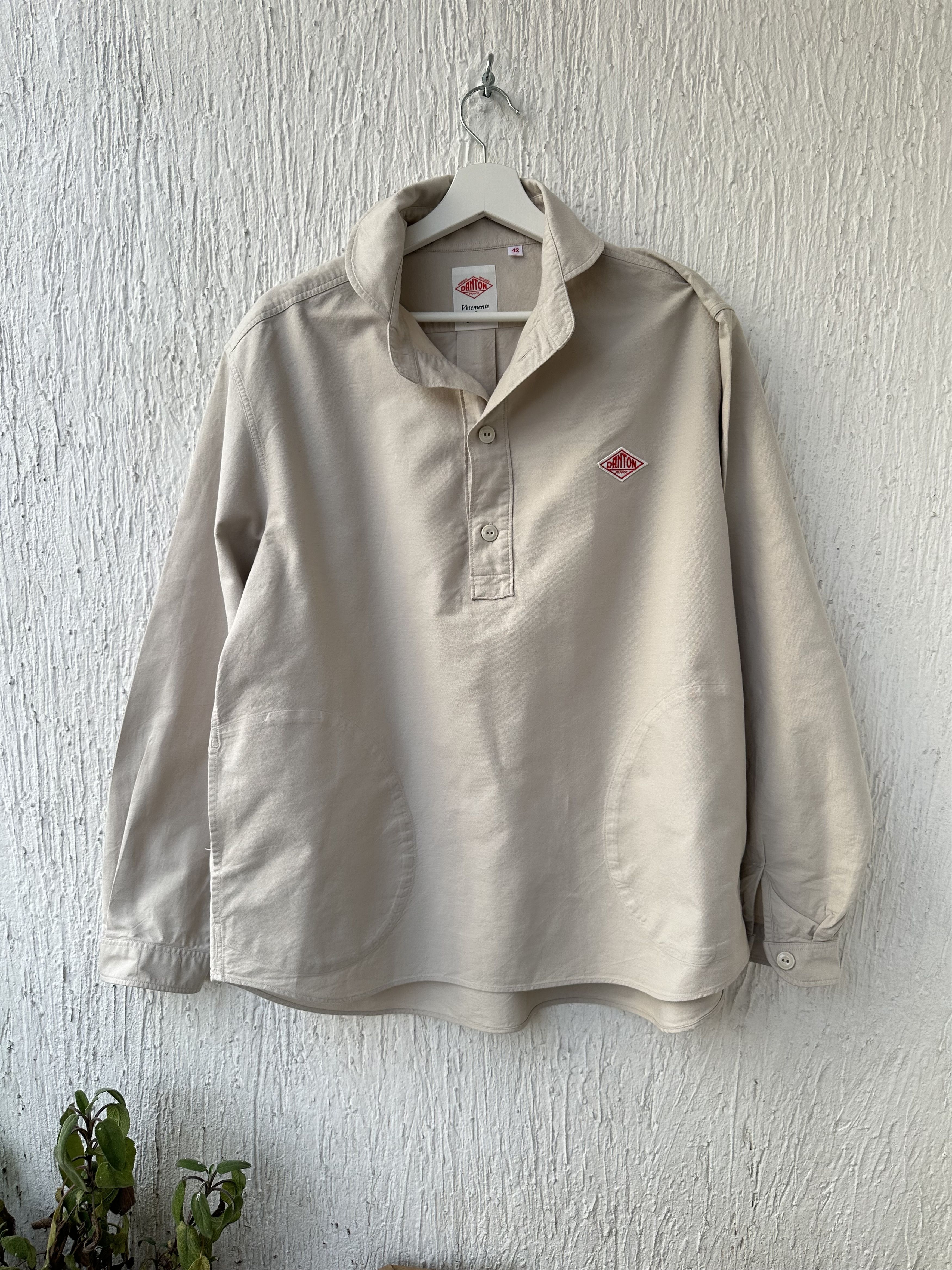 Danton ROUND COLLAR P.O SHIRT Size US XS / EU 42 / 0 - 1 Thumbnail
