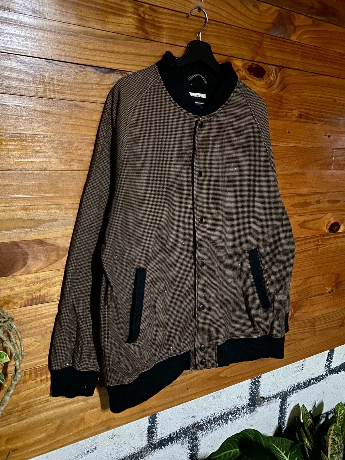 Japanese Brand Vintage Dog House Union Made Jacket Brown Check Workwear Size US L / EU 52-54 / 3 - 5 Thumbnail