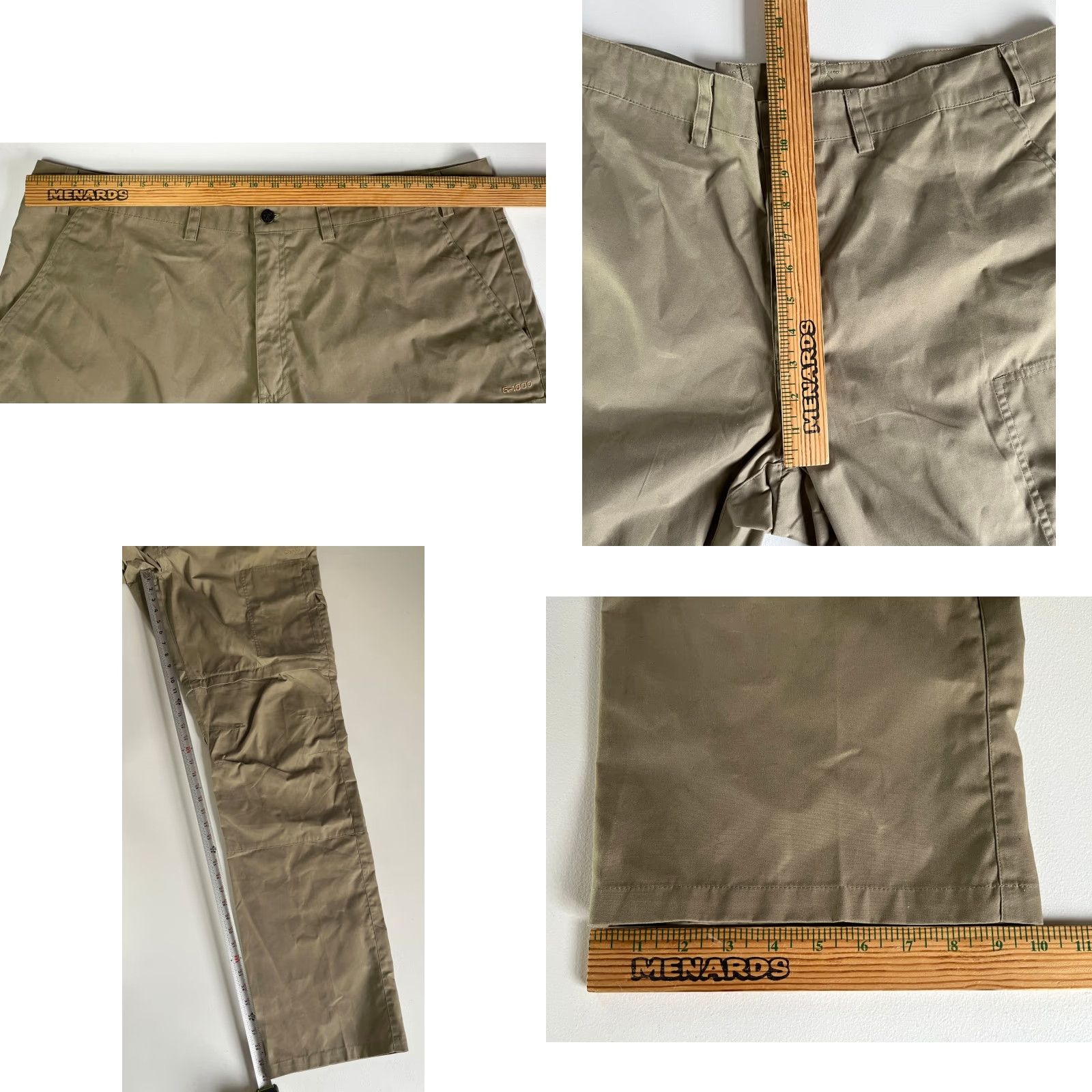 Vintage NWOT Fjällräven Karl Zip-Off Trousers G-1000 Regular Fit 41-42 Khaki Men Pants Cargo Zip Off Legs 82792 Size US 41 - 11 Thumbnail