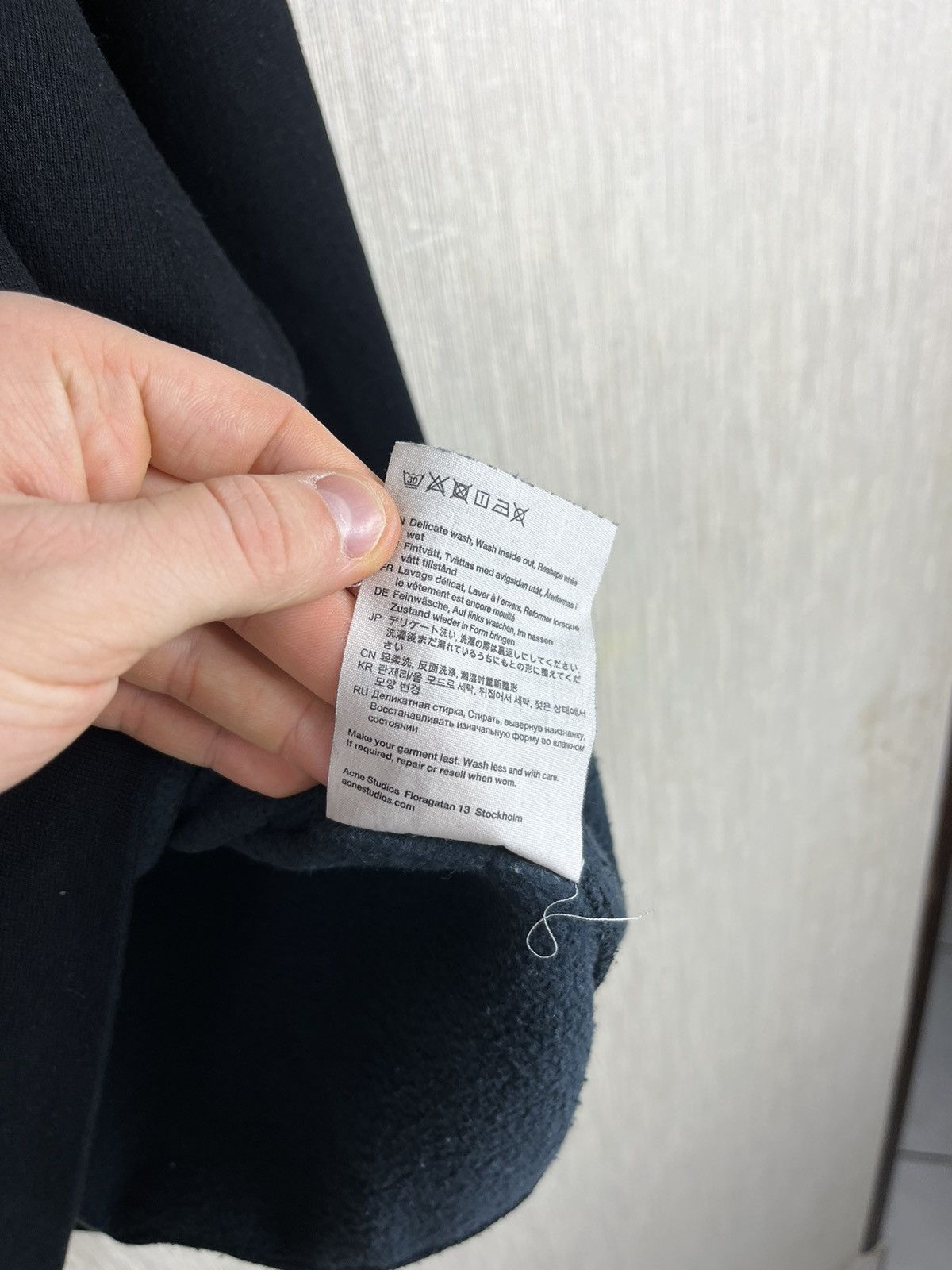 Acne Studios Acne Studios flogho neck logo oversized sweatshirt crewneck Size US XXS / EU 40 - 13 Thumbnail
