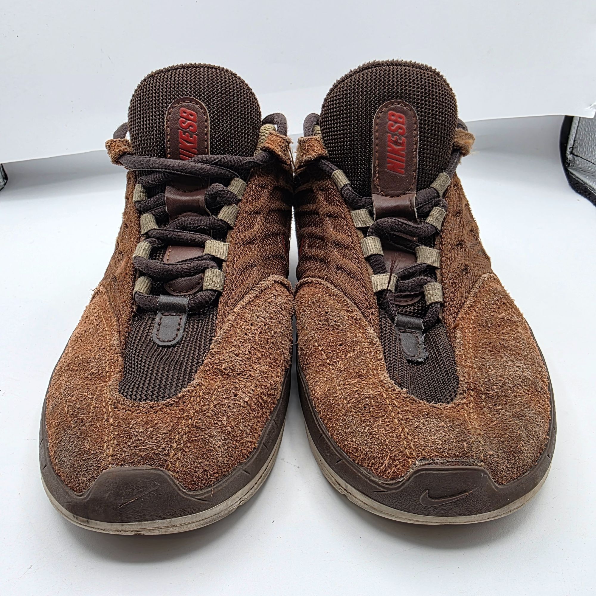 Nike Nike SB Vertebrae Brown Cacao Wow Dragon Red Mens Shoes Size Size US 6.5 / EU 39-40 - 12 Thumbnail