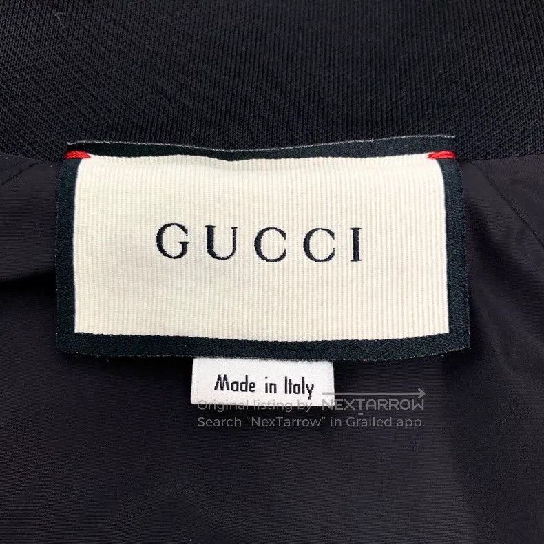 Gucci Gucci Black side logo jacquard stand-up collar zipper long Size US M / EU 48-50 / 2 - 5 Thumbnail