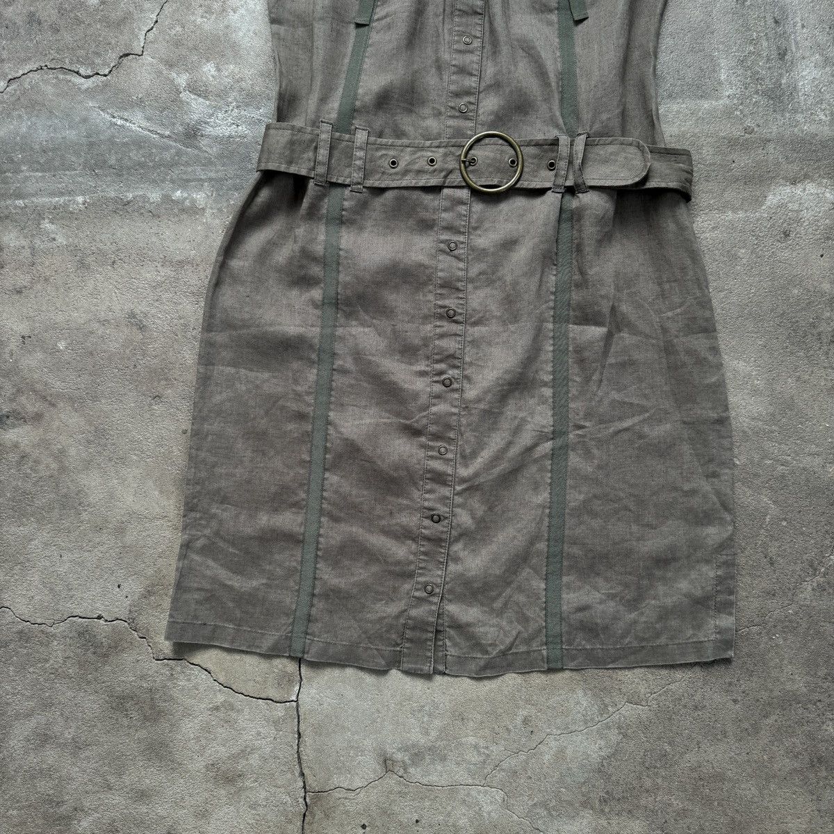 Japanese Brand Watcher Linen Maxi Bondage Dress Size M / US 6-8 / IT 42-44 - 3 Thumbnail