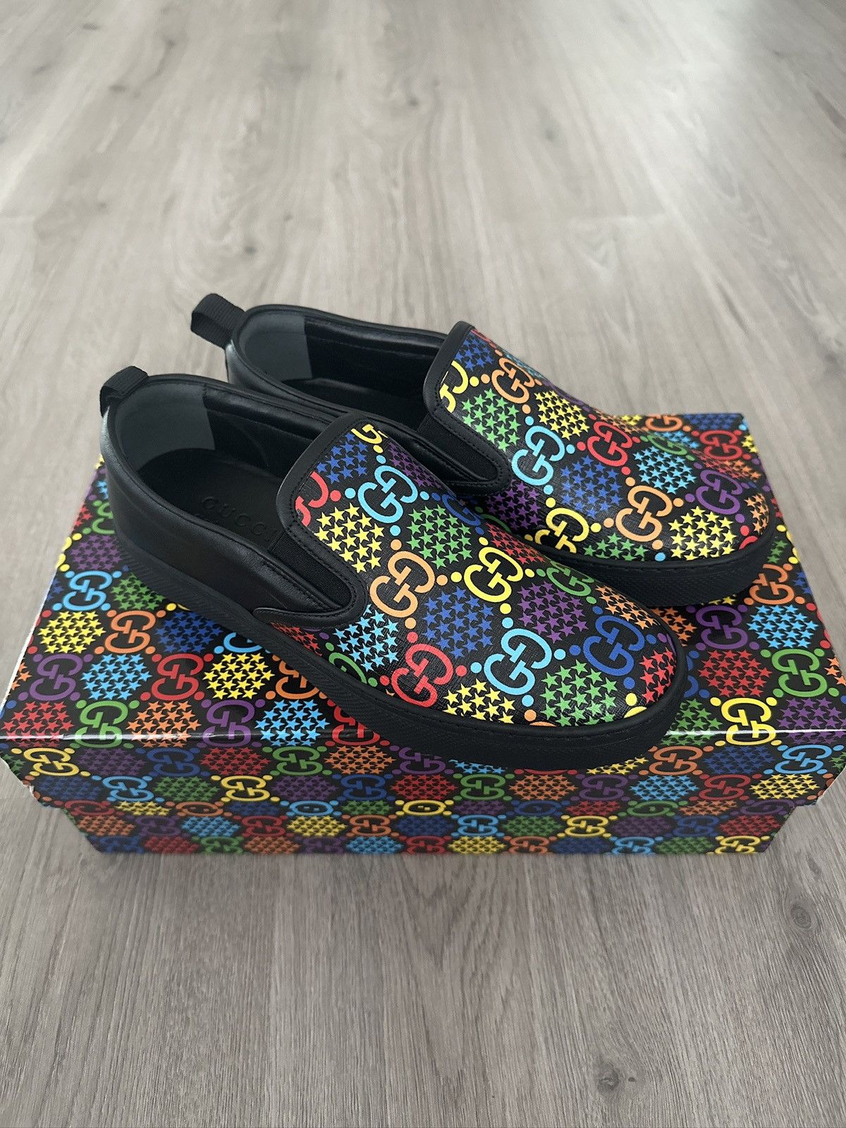Gucci Gucci Psychedelic Slip On Size US 8 / EU 41 - 3 Thumbnail