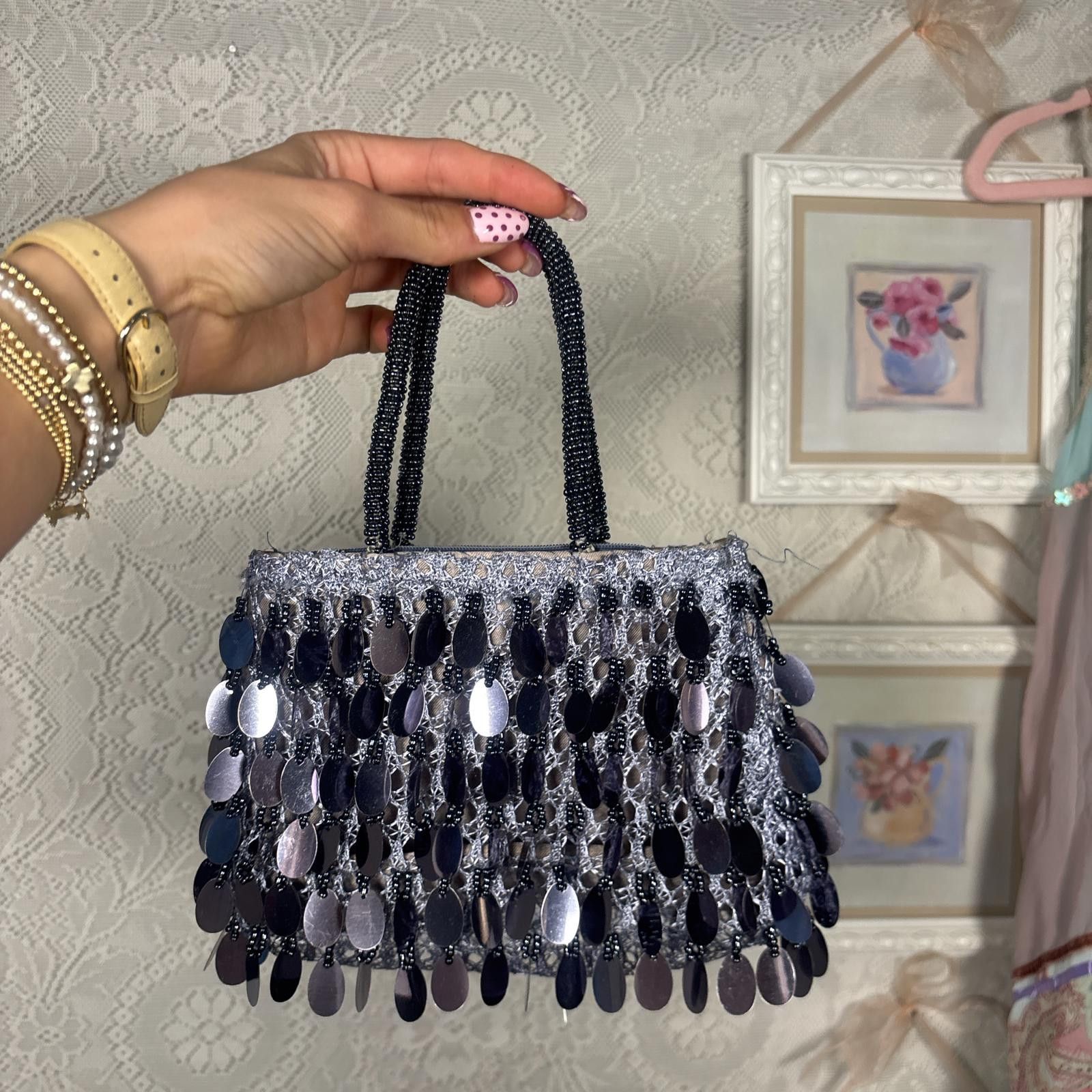 Other vintage beaded going out hand bag purse Size ONE SIZE - 1 Thumbnail