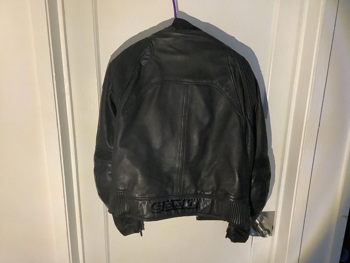 Vintage Sedici Leather Biker Jacket Size US M / EU 48-50 / 2 - 2 Thumbnail