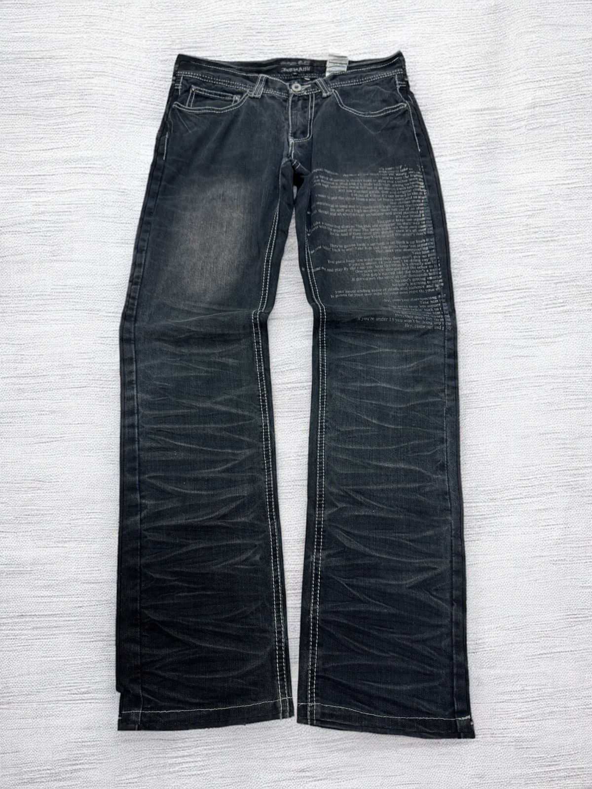 Hysteric Glamour SS06 Sample Distressed Scab Denim | Grailed
