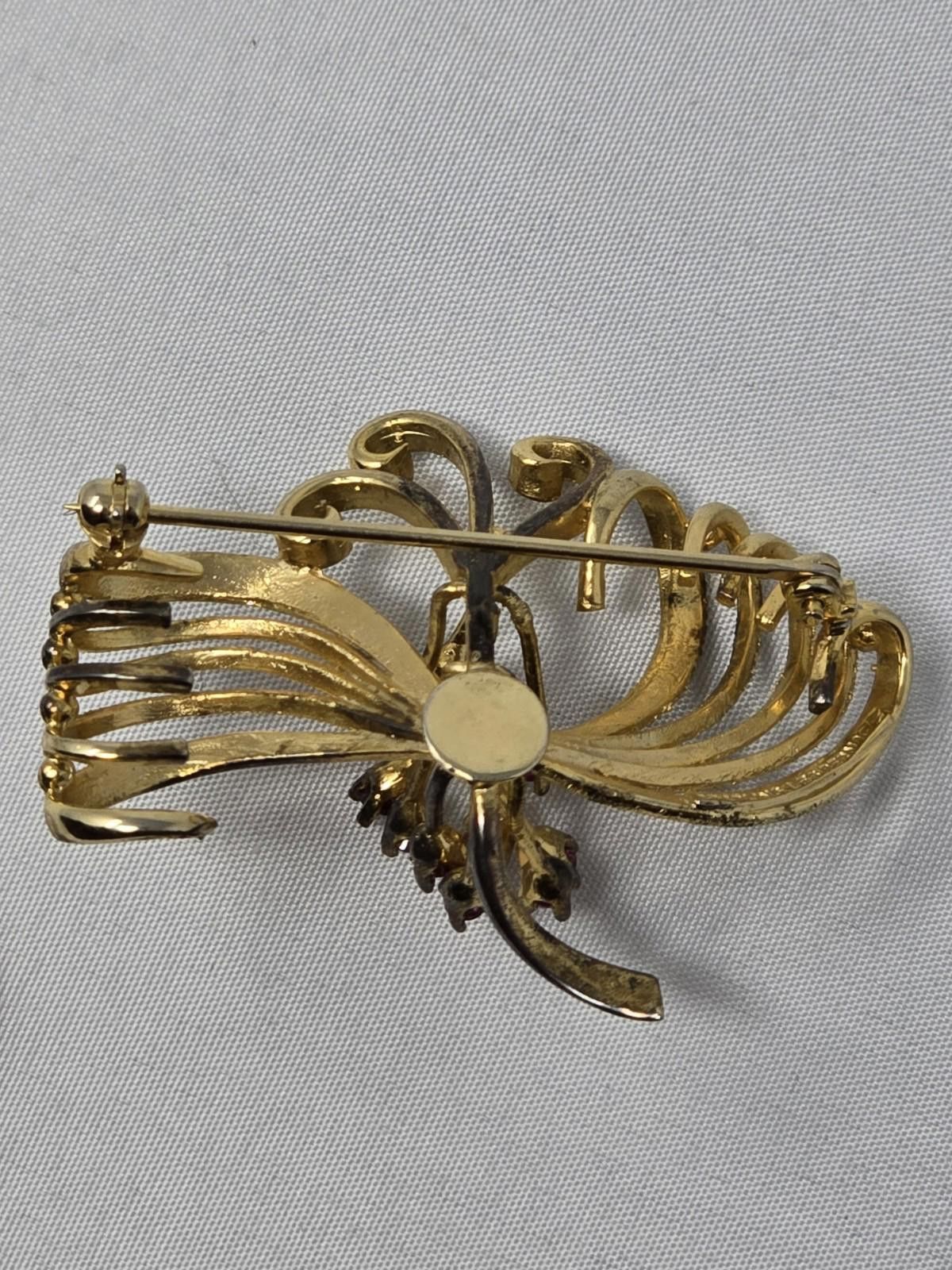 Other Vintage Les Bernard Sterling Silver Gold-Wash Brooch Size ONE SIZE - 5 Thumbnail