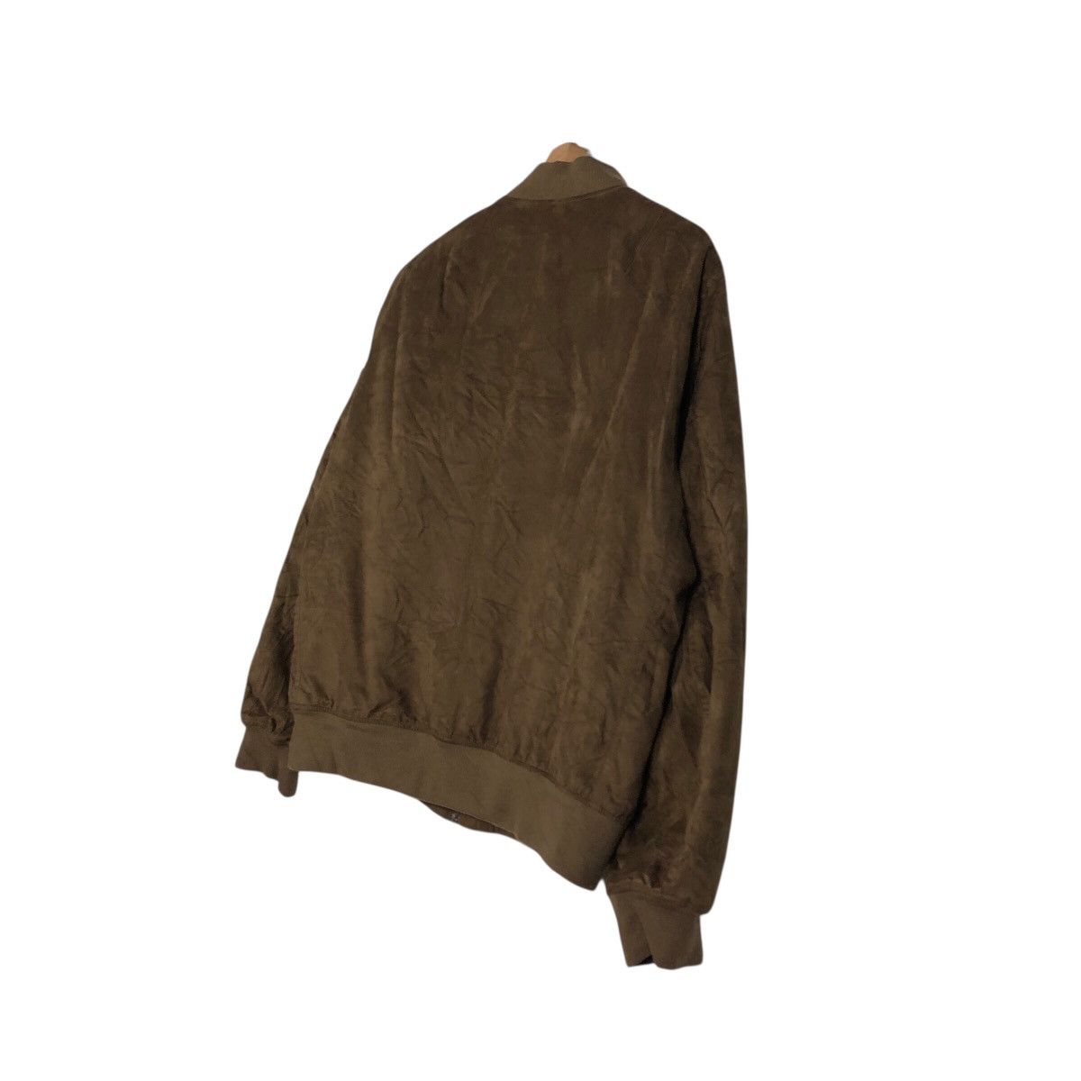 Japanese Brand 📌Rich Brown Vintage Bomber Biker Jacket Uniqlo Issey Miyake Size US XL / EU 56 / 4 - 11 Thumbnail