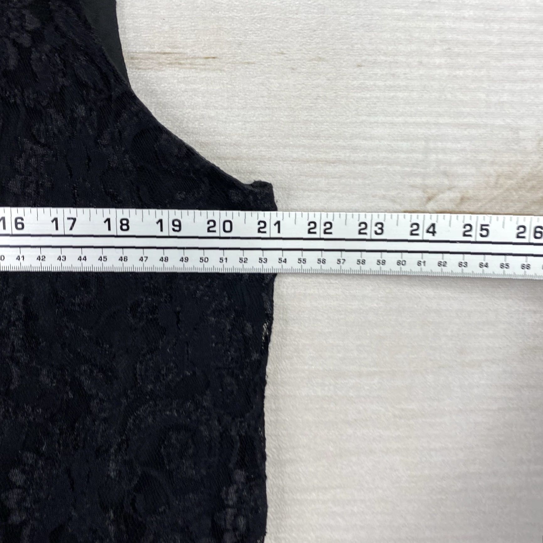 Vintage VINTAGE IN Studio Tank Womens 2X Black Lace Cropped Y2K 90s Grunge Whimsigoth Camisole Shirt Size XXL / US 16-18 / IT 52-54 - 7 Thumbnail