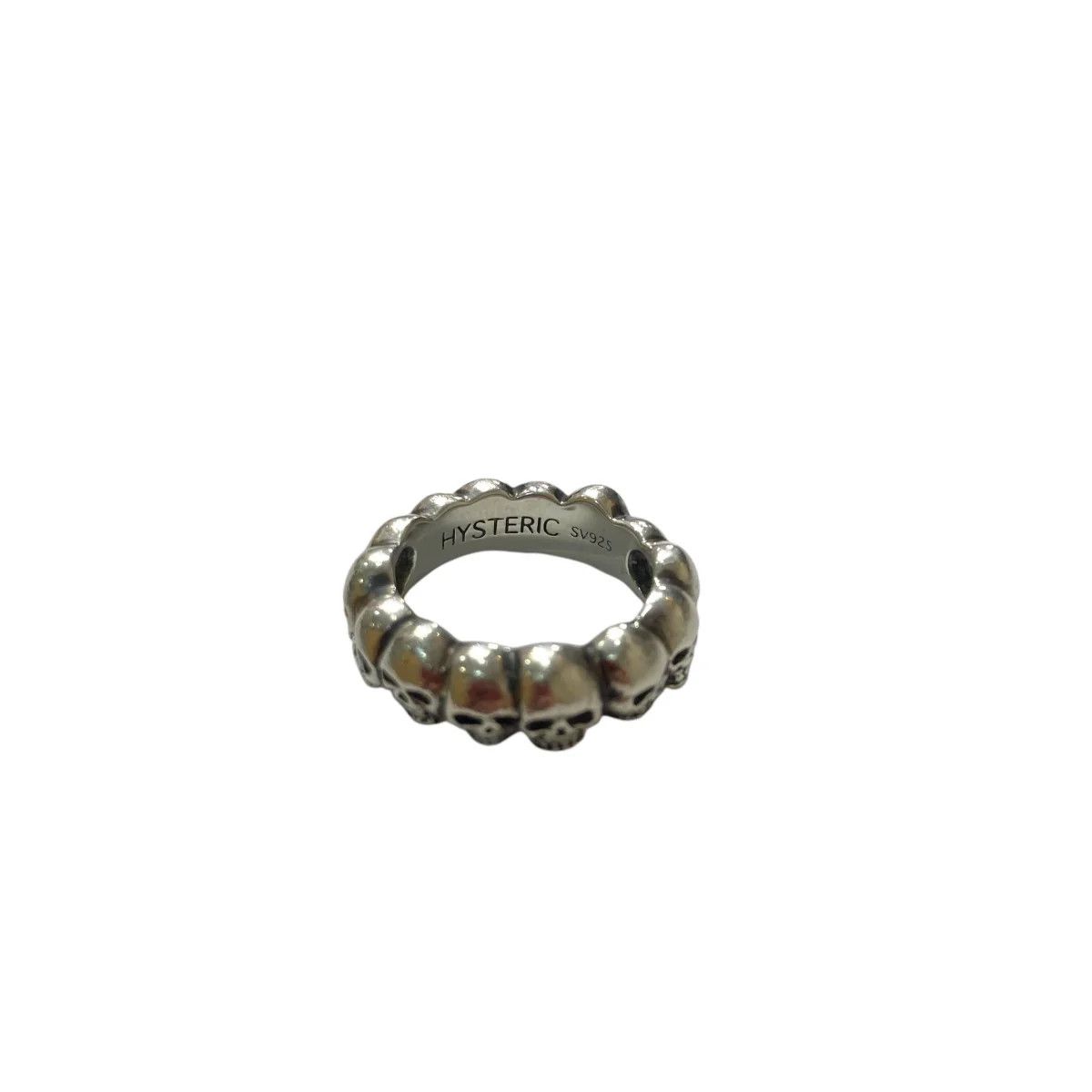 Hysteric Glamour .925 Silver Skull Ring Size ONE SIZE - 3 Thumbnail