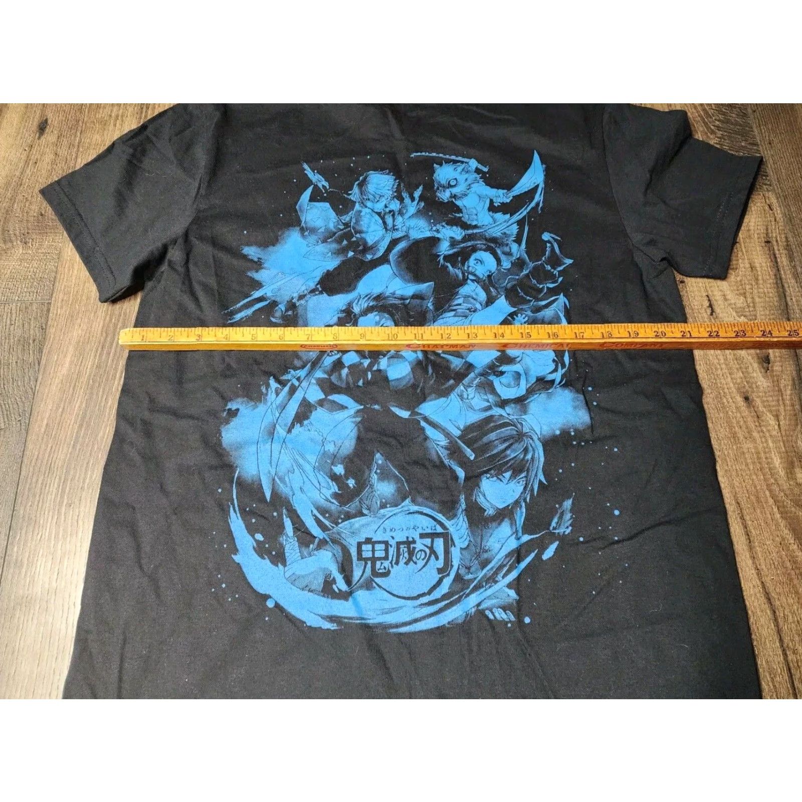 Doublet VINTAGE Demon Slayer Anime Black Crew Neck Double Sided AOP Short Sleeve T Shirt Mens L Size US L / EU 52-54 / 3 - 3 Thumbnail