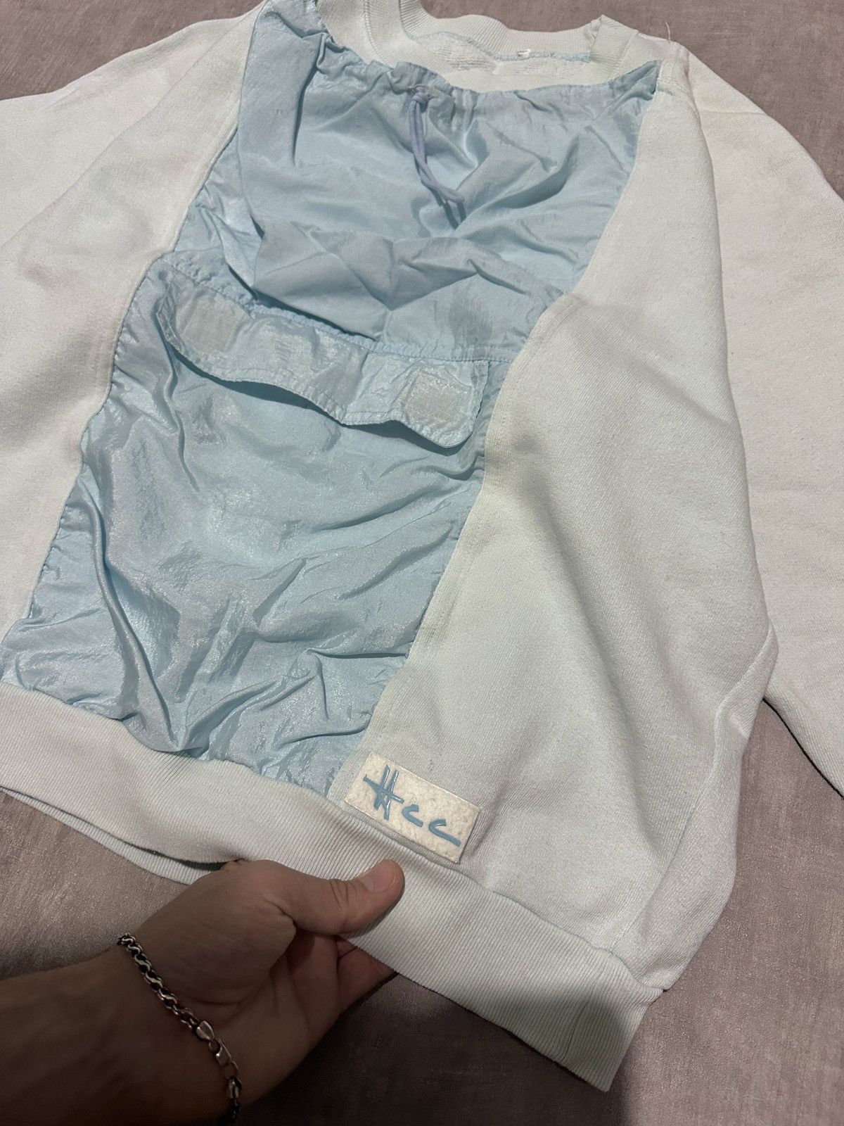 Japanese Brand × Le Grande Bleu (L.G.B.) × Vintage Vintage Cargo Pocket Sweater Size US S / EU 44-46 / 1 - 4 Thumbnail
