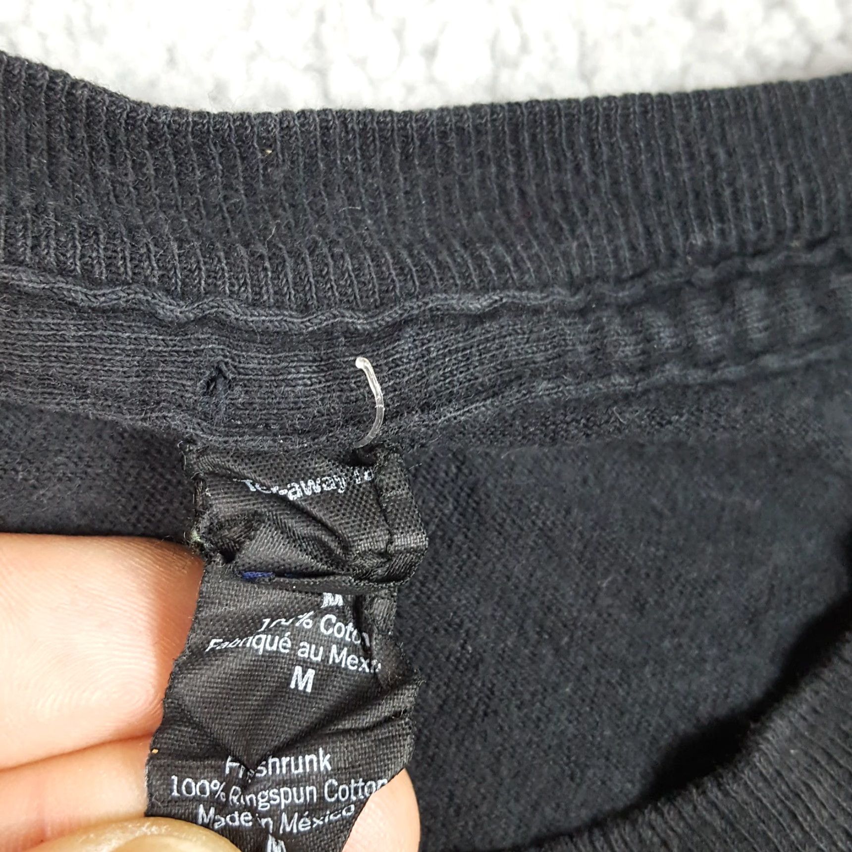 Tultex VINTAGE Nirvana T-Shirt Grunge Logo 90s 00s Music Mens Medium Black Cotton Embroidered Logo Vintage Rock Shirt Size US M / EU 48-50 / 2 - 6 Thumbnail