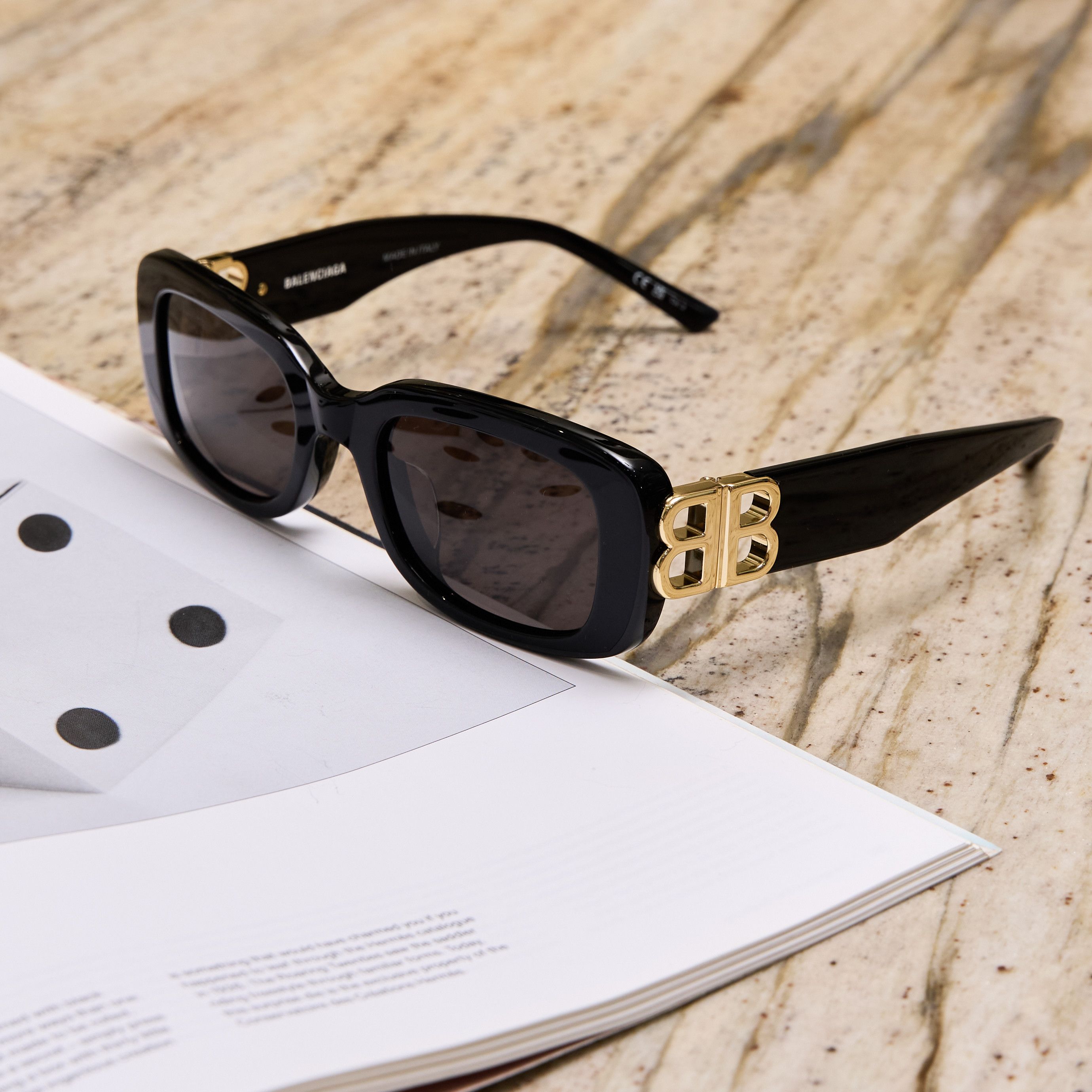Balenciaga BALENCIAGA BB0310SK 001 Sunglasses Size ONE SIZE - 1 Thumbnail