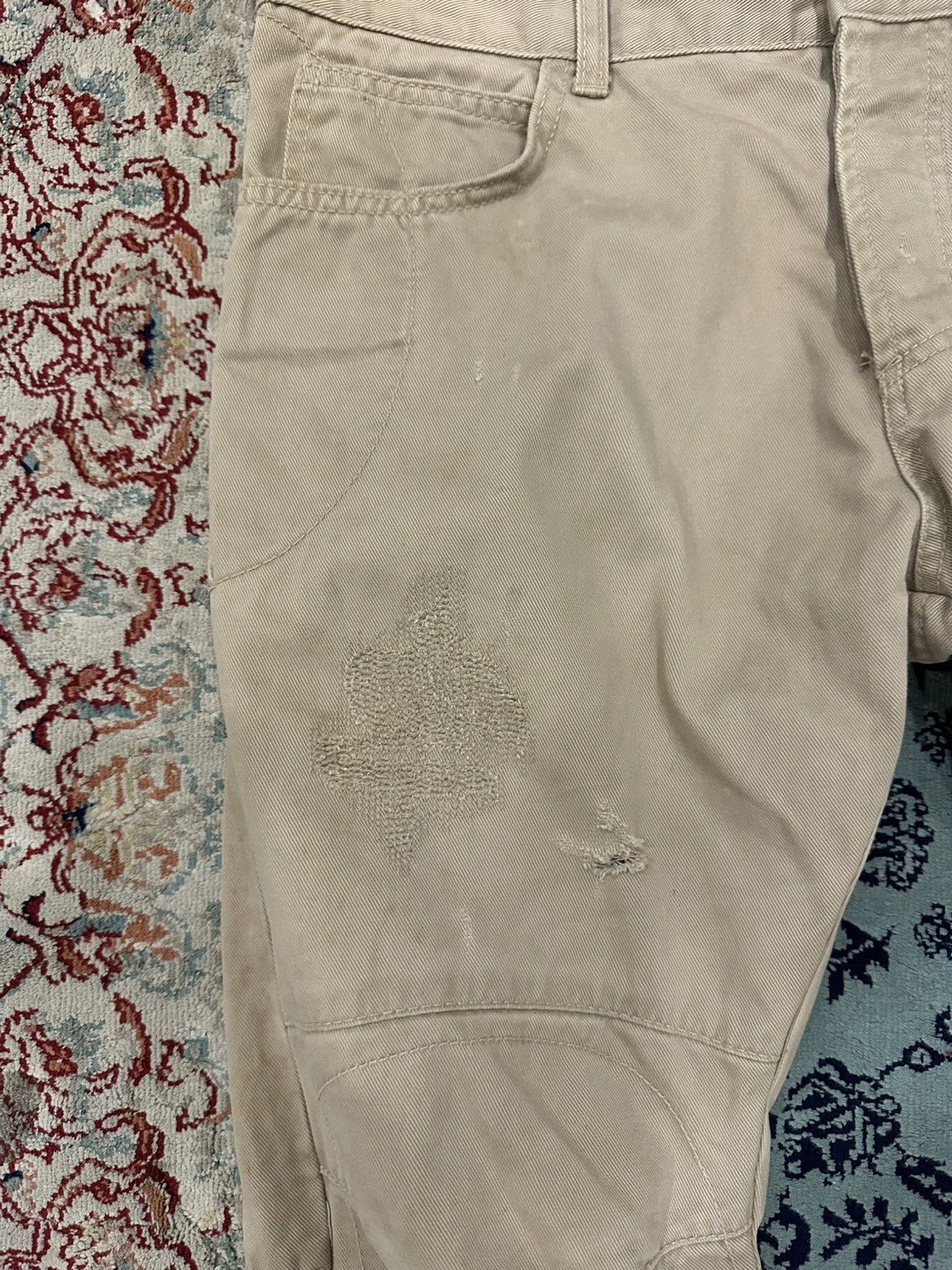 Balmain Balmain Paris Decarnin Sashiko Pants 2010 Size US 34 / EU 50 - 3 Thumbnail