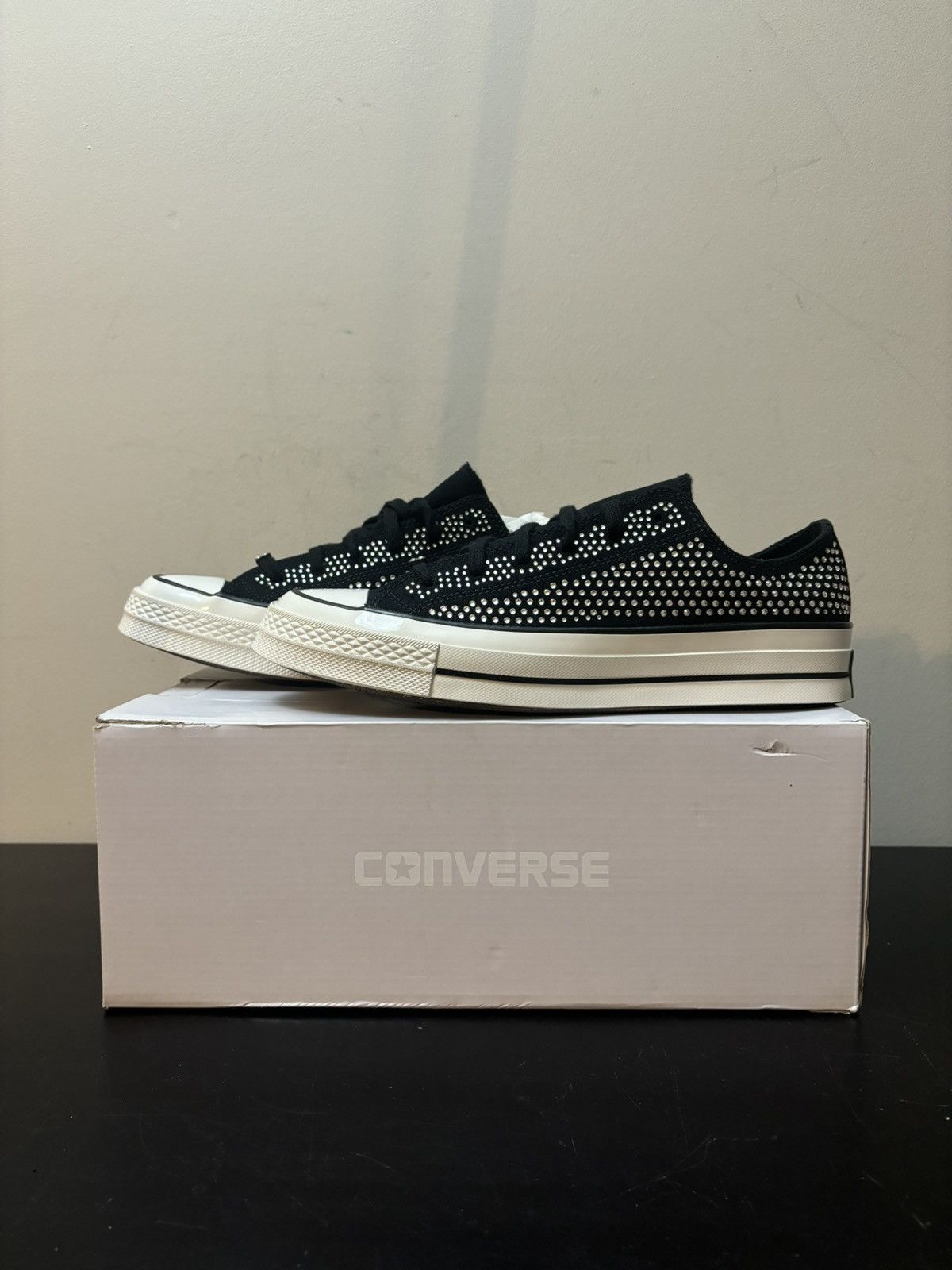 Converse Converse Swaroski Chuck 70 Low Black White Size US 7.5 / EU 40-41 - 1 Thumbnail