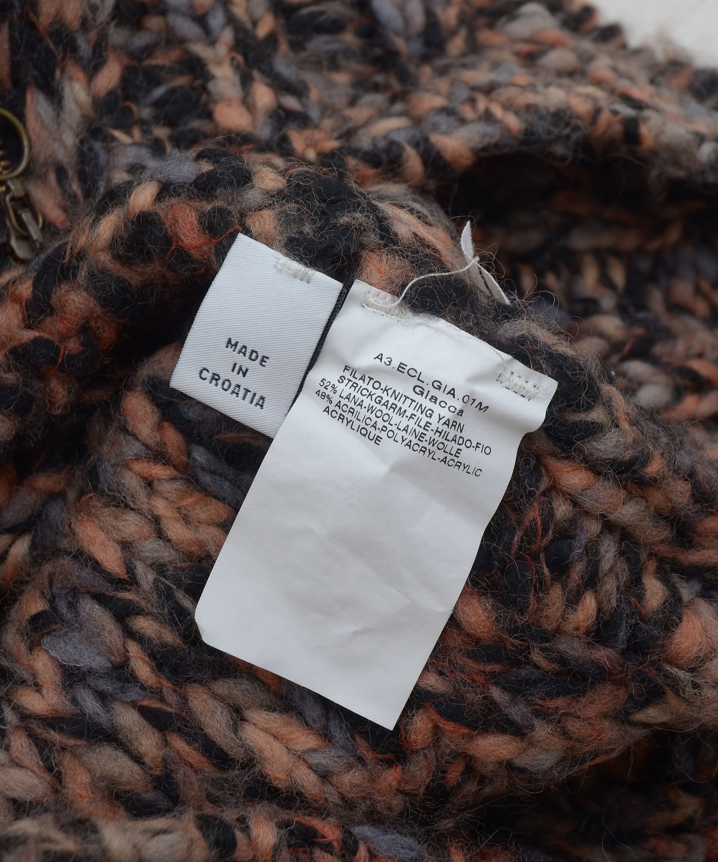 Japanese Brand × MAX&Co. × Vintage Vintage MAX & Co Classic Wool Full Zip Sweater Knit Y2K Size L / US 10 / IT 46 - 10 Thumbnail