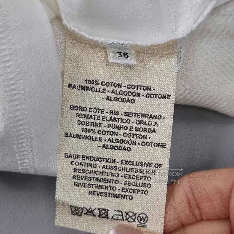 Hermes Hermes White Round Print Short Sleeve Size XS / US 0-2 / IT 36-38 - 6 Thumbnail
