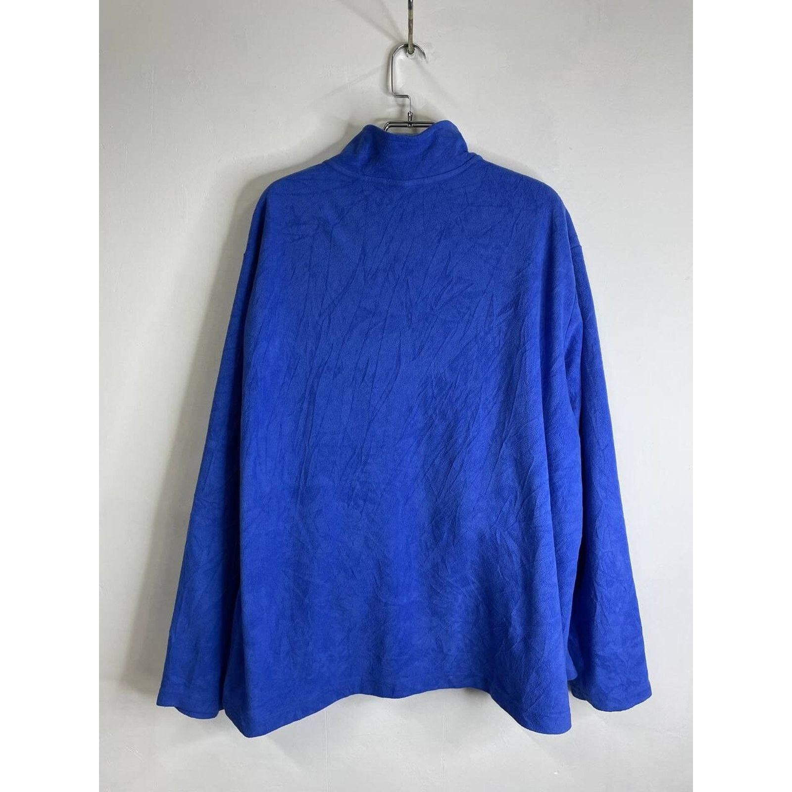 Starter Vintage Starter Blue Full Zip Fleece Jacket Size 2XL Size US XXL / EU 58 / 5 - 9 Thumbnail