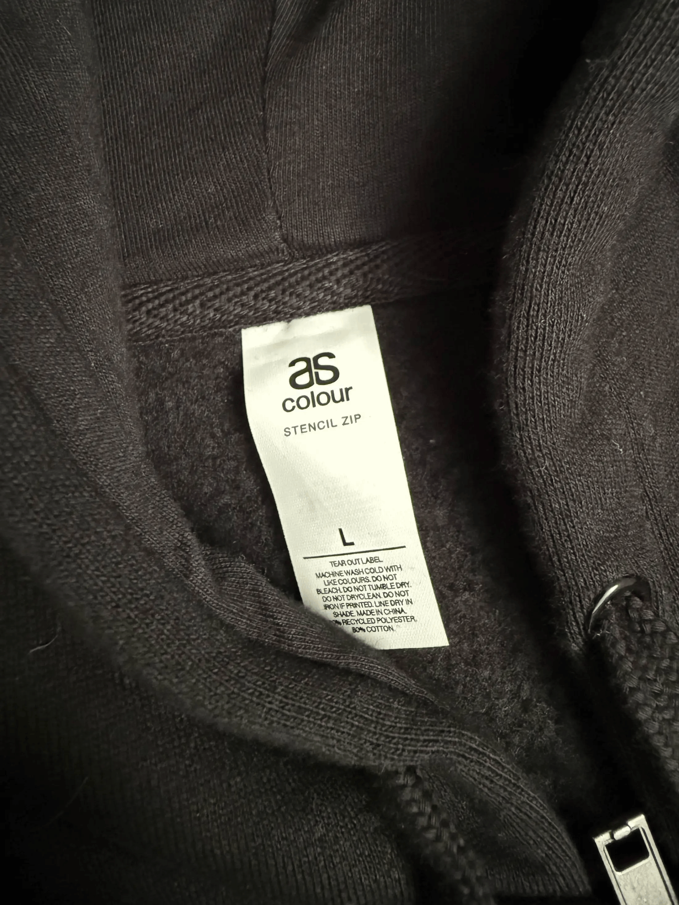 Other Quannnic "Get Well Soon" Black zip-up hoodie Size US L / EU 52-54 / 3 - 2 Thumbnail