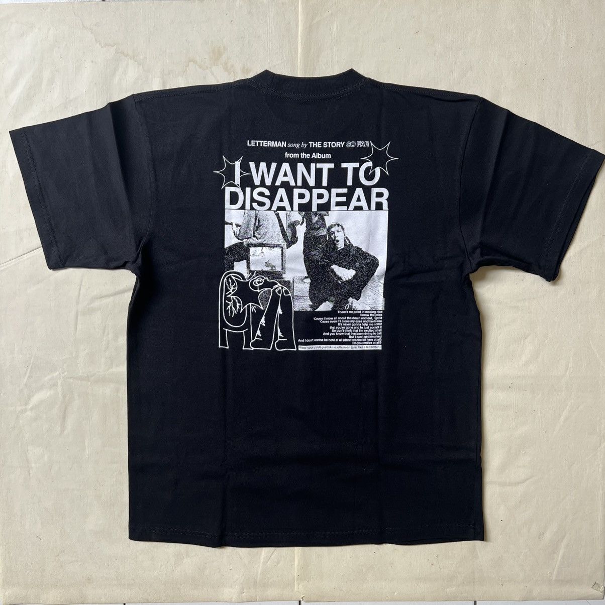 Band Tees I Want To Dissapear - The Story So Far Letterman Pop Punk Size US XL / EU 56 / 4 - 2 Thumbnail