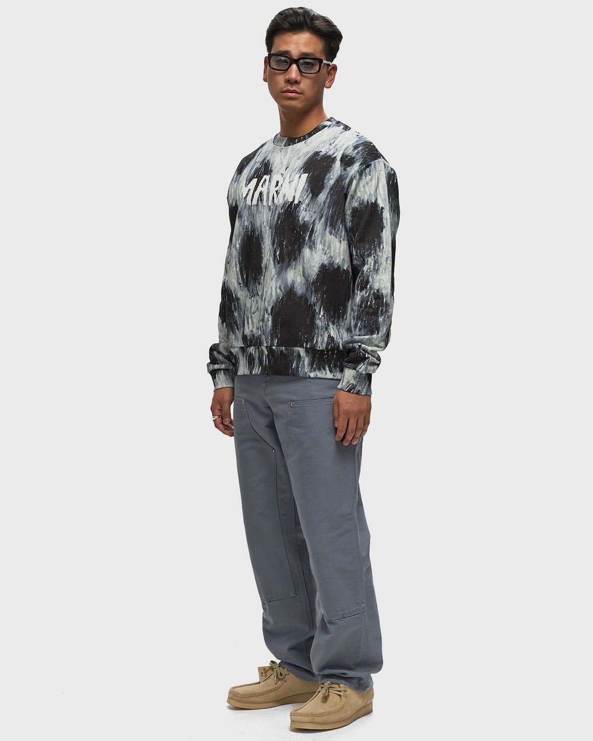 Marni o1w1db11125 Sweatshirt in Antique Silver Size US S / EU 44-46 / 1 - 4 Thumbnail