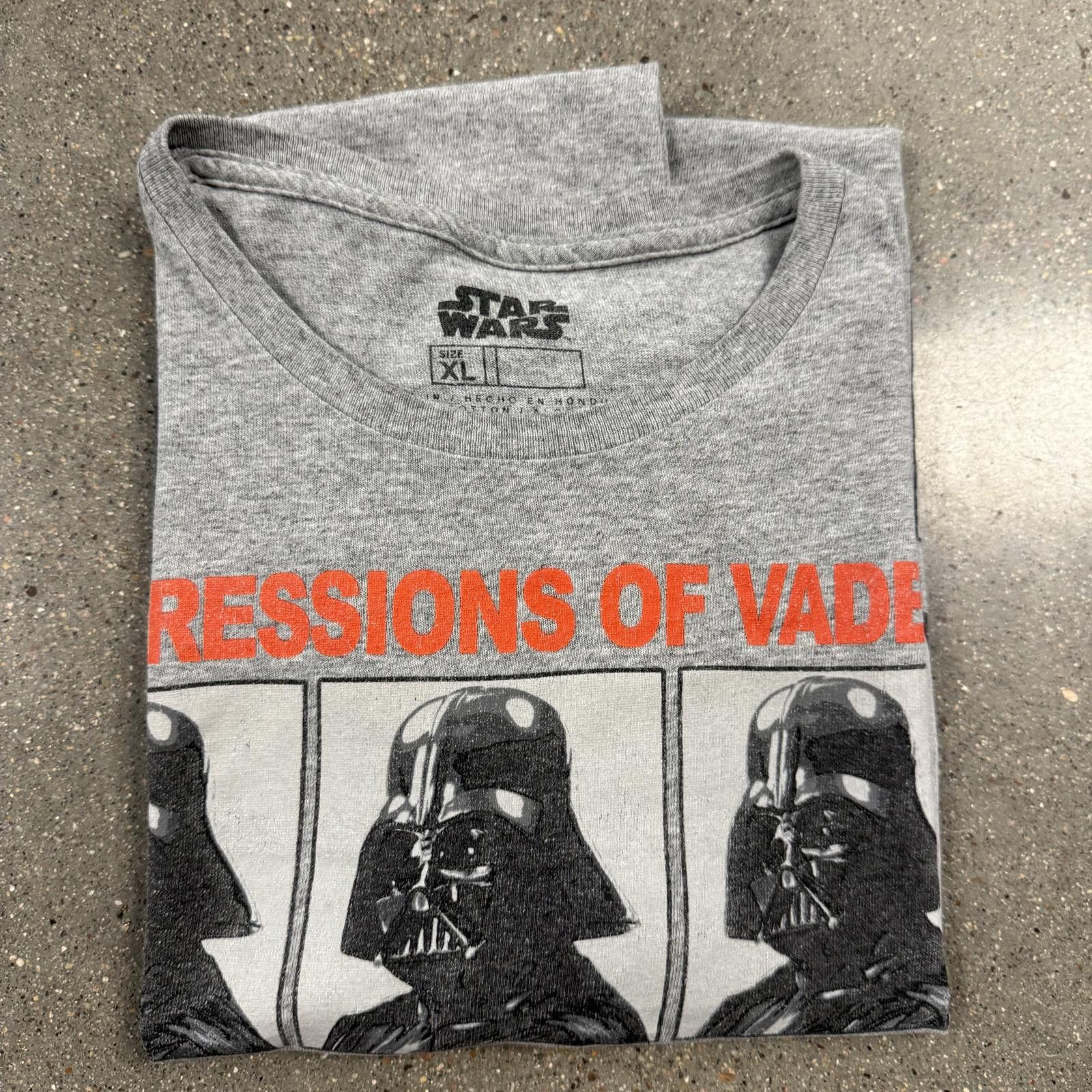 Star Wars Star Wars Expressions of Vader T-Shirt Gray - XL Size US XL / EU 56 / 4 - 6 Thumbnail