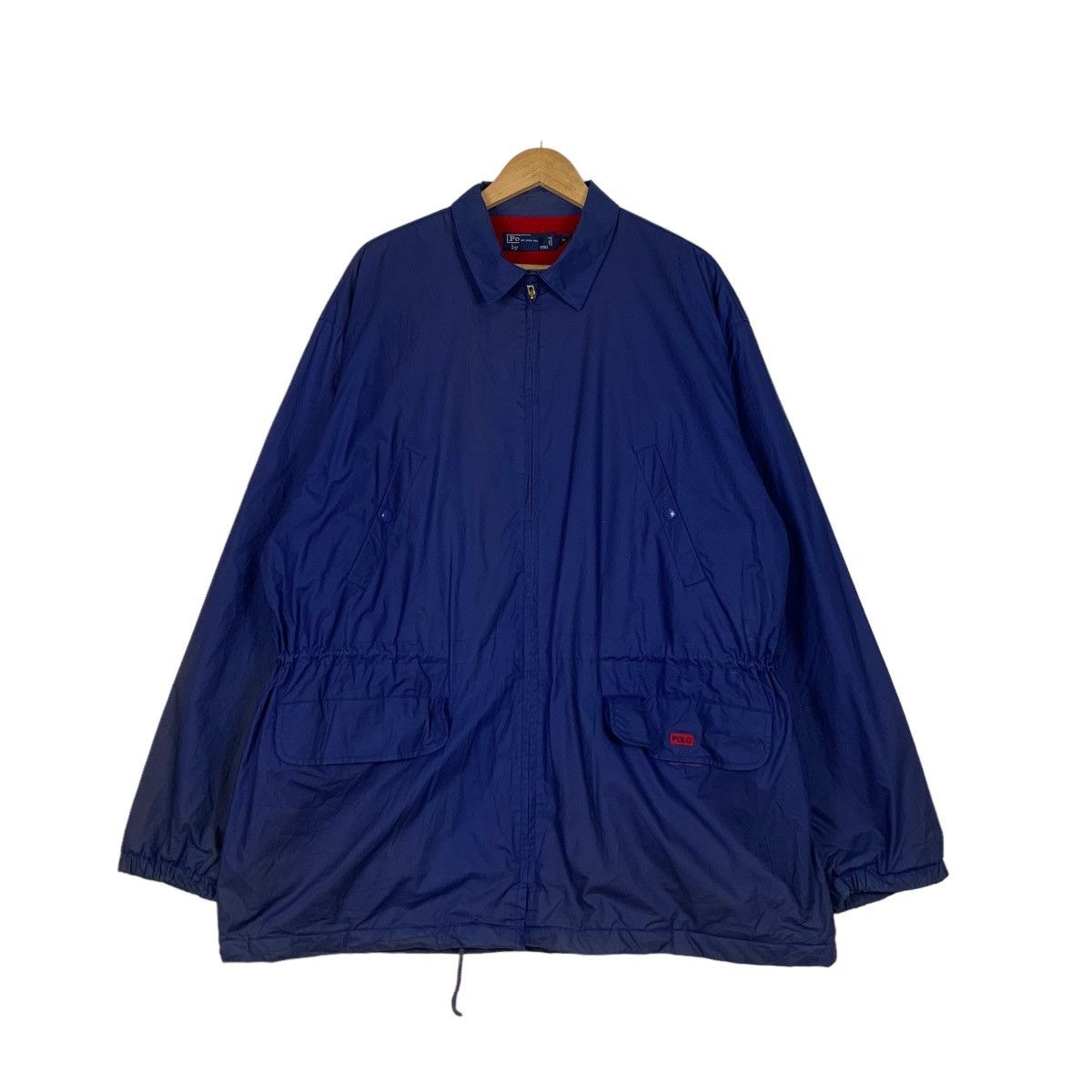 Polo Ralph Lauren POLO RALPH LAUREN Red Fleece Lined Blue Jacket #1124-C51 Size US XL / EU 56 / 4 - 1 Thumbnail