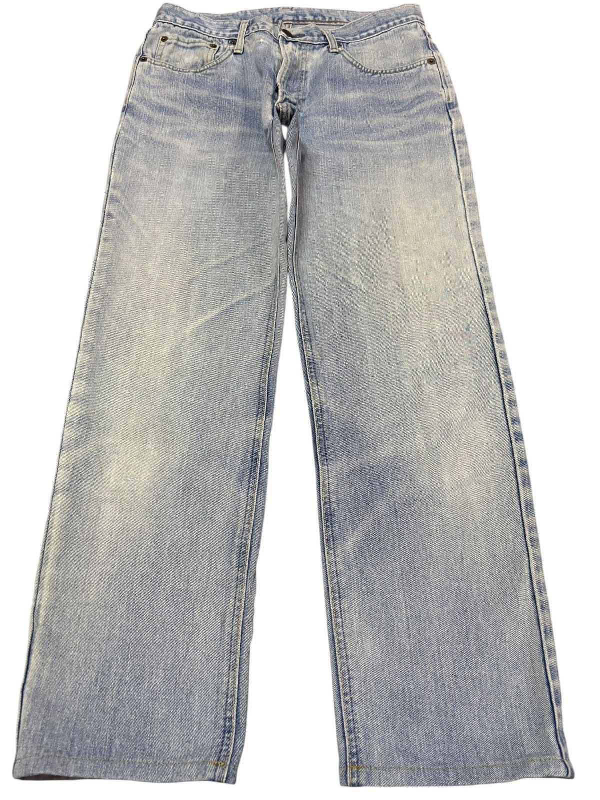 Edwin Vtg Edwin Japan 403 Blue Washed Distressed Jeans Size US 30 / EU 46 - 1 Thumbnail