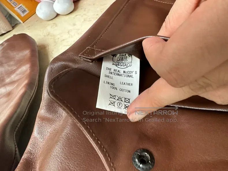 The Real McCoy's The Real McCoys RM leather coat Size US M / EU 48-50 / 2 - 5 Thumbnail