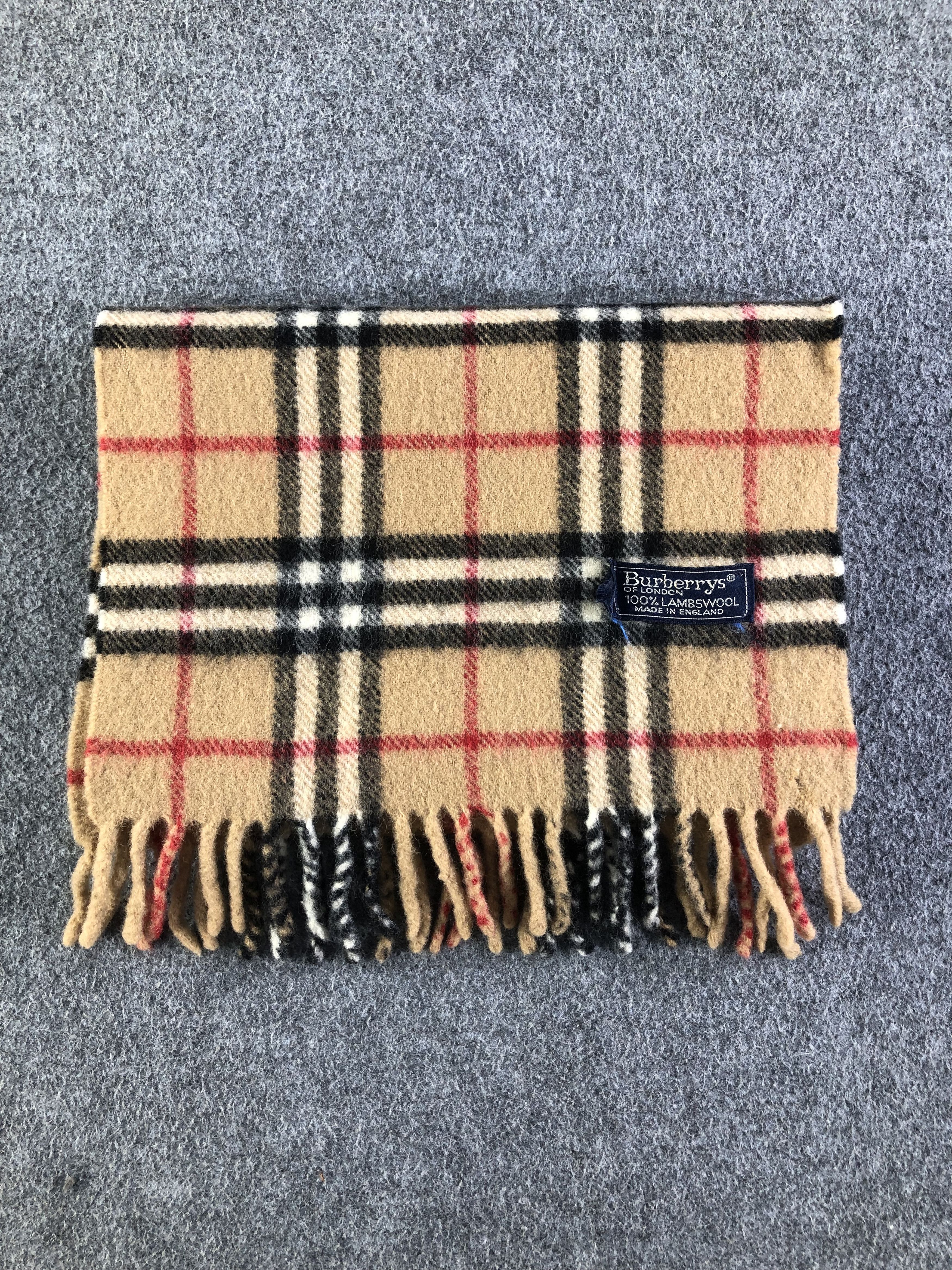 Burberry Burberry Lambswool Scarf / Muffler / Neckwear SS1317 Size ONE SIZE - 10 Thumbnail