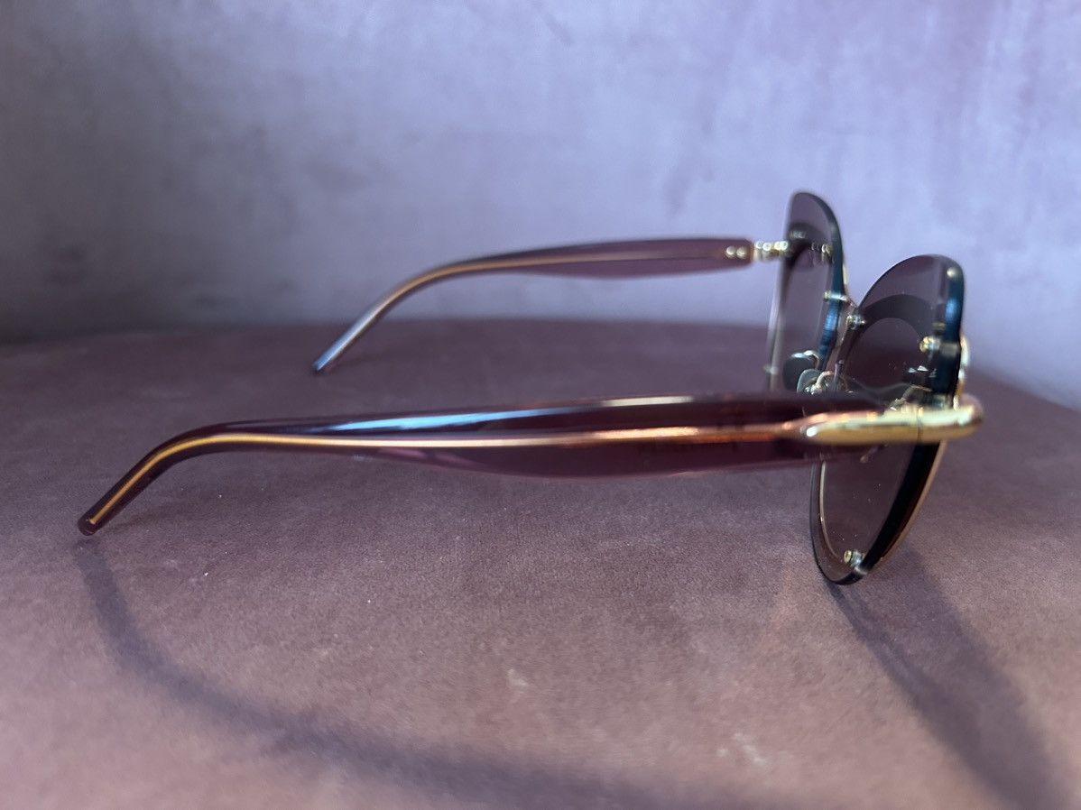 Pomellato Gold Sunglasses Size ONE SIZE - 2 Thumbnail