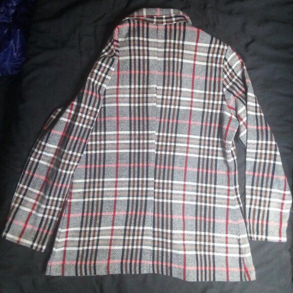 Other Vintage NPC Fashions Plaid Shirt Jacket Shacket Blazer Size L / US 10 / IT 46 - 4 Thumbnail