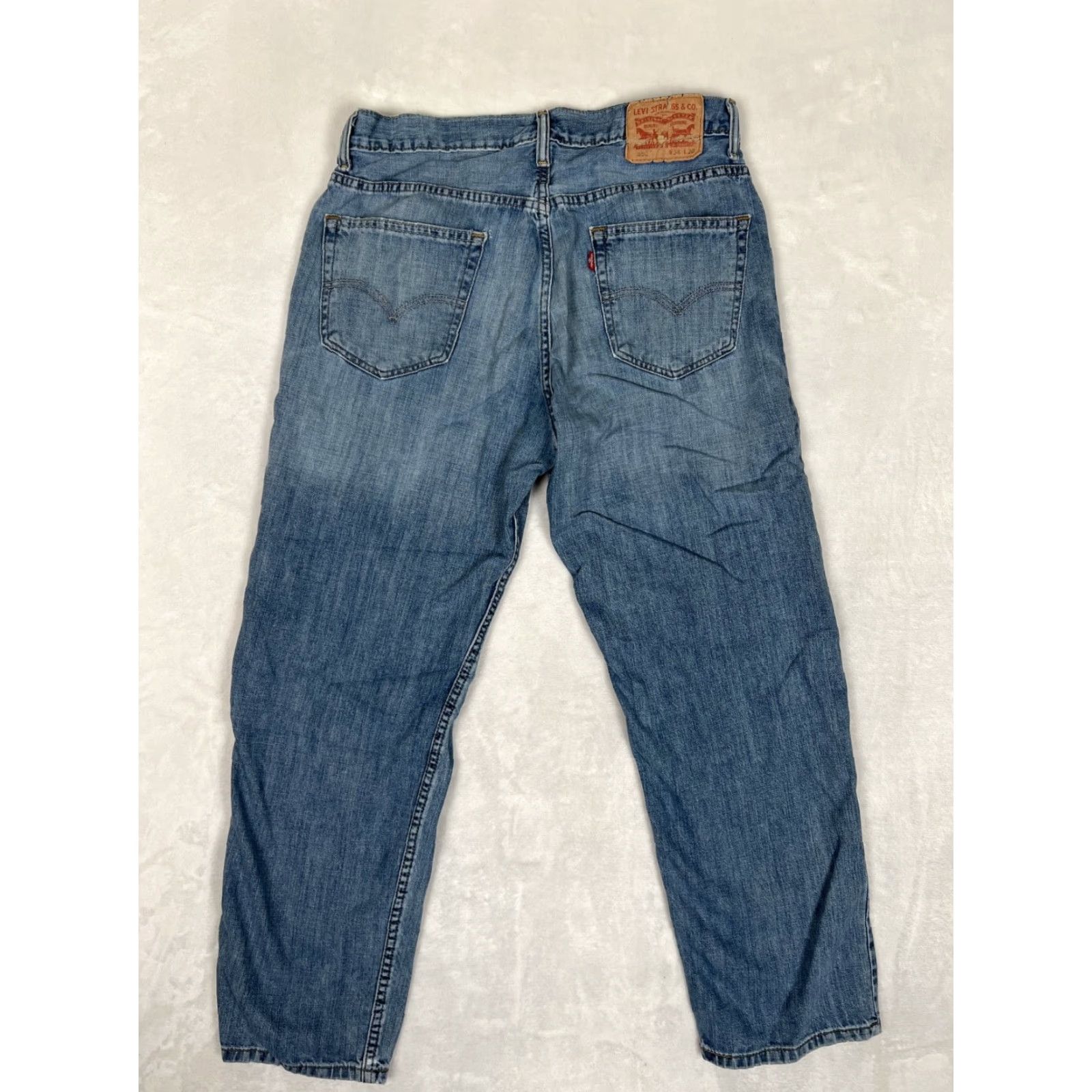 Levi's VINTAGE Levi's 550 Jeans Mens 32x30 Blue Medium Wash Relaxed Tapered Mexico READ Size US 32 / EU 48 - 6 Thumbnail