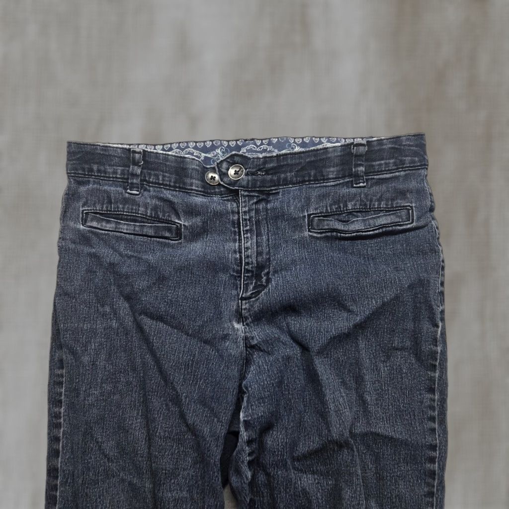 Vintage Bandolino Jeans Capris Denim Blue Stretch 6 Women Adult Regular 5-Pocket Blue Denim Bandolino Size 28" / US 6 / IT 42 - 1 Thumbnail