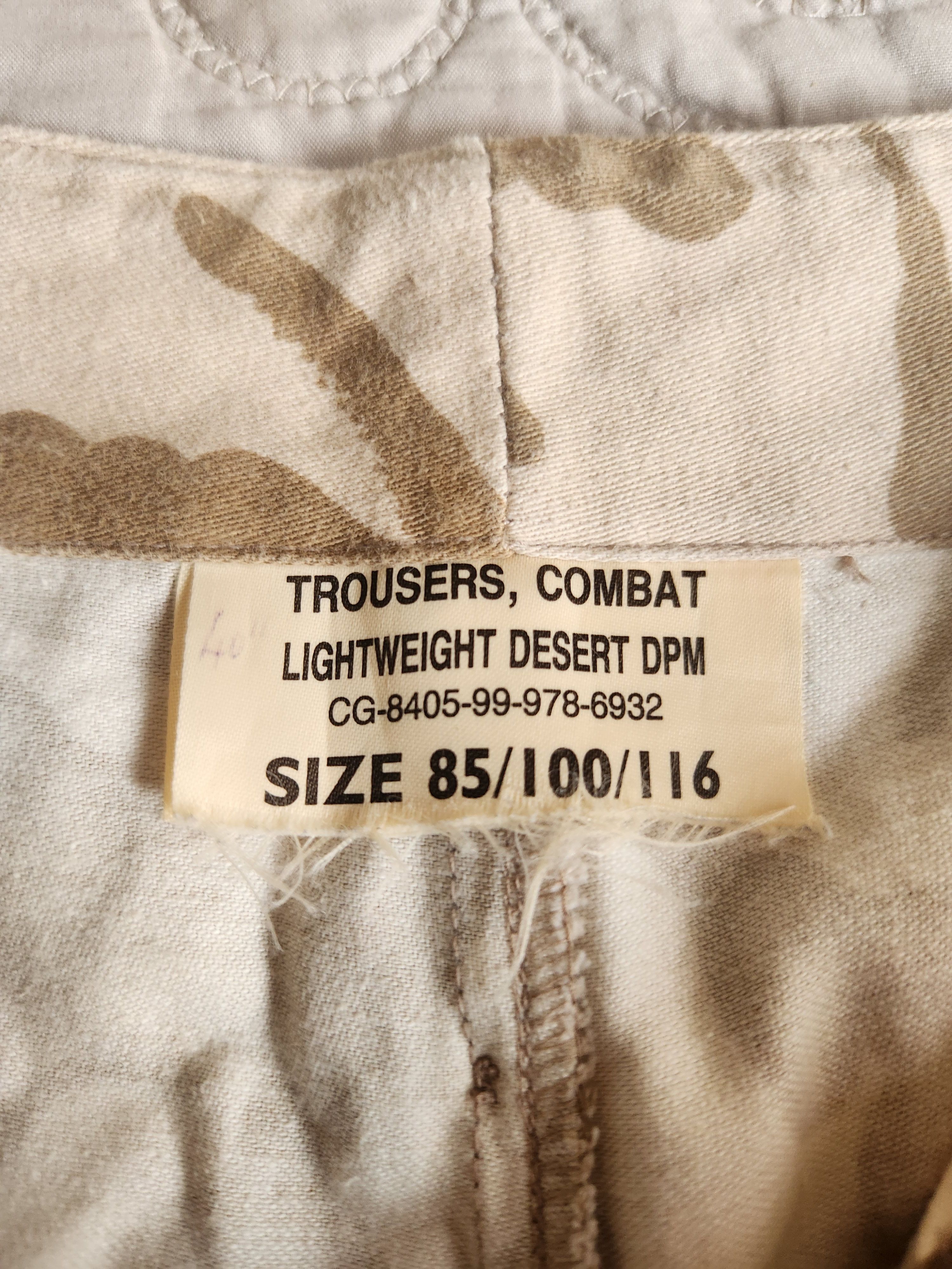 Vintage British Desert Camo Pants Size US 38 / EU 54 - 3 Thumbnail