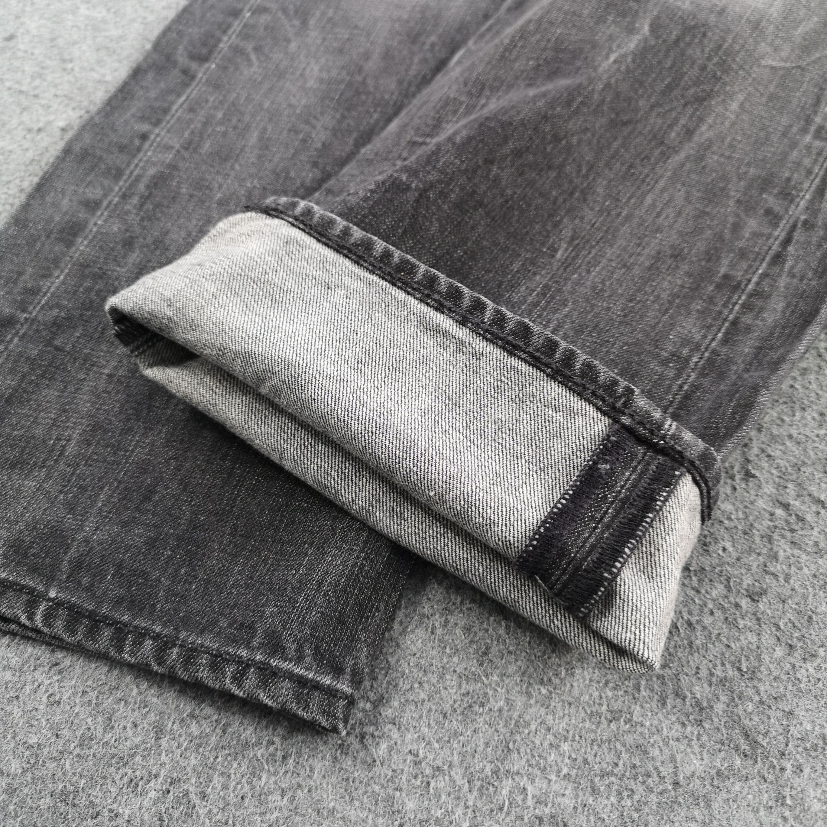 Levi's Vintage Levis 501 Faded Black Jeans-JM1074 Size US 35 - 6 Thumbnail