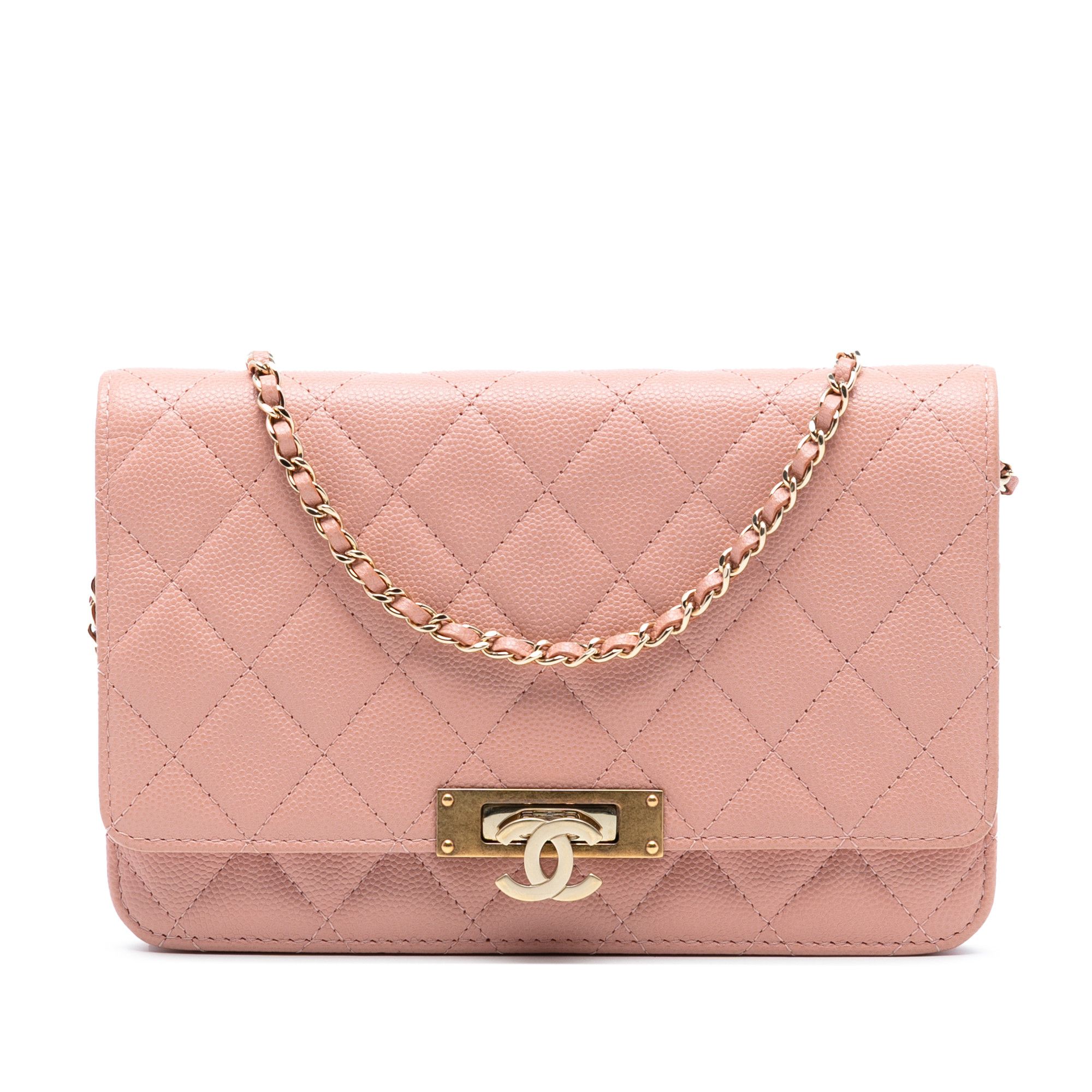 Chanel Chanel Quilted Caviar Golden Class Wallet On Chain Size ONE SIZE - 1 Thumbnail