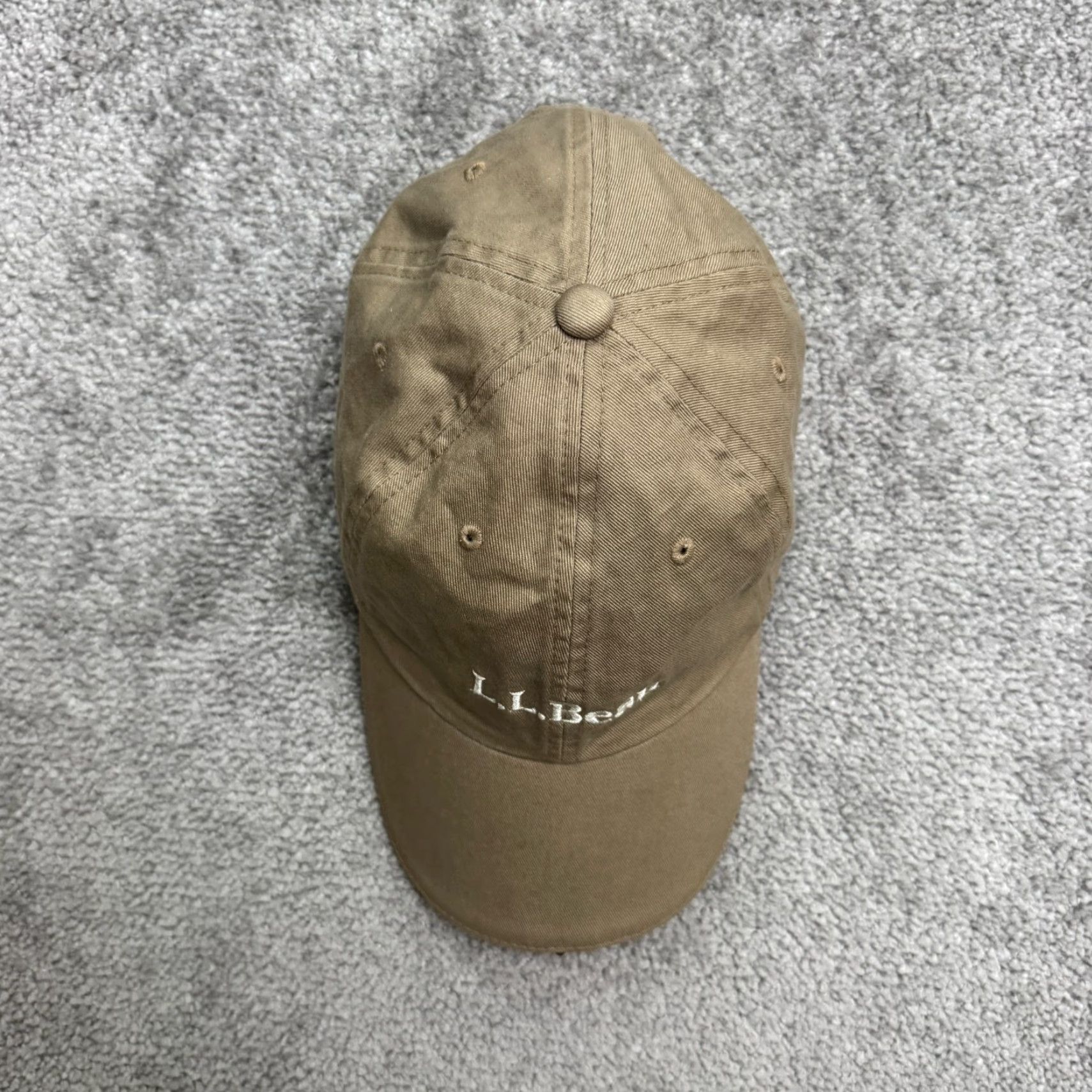 Vintage L.L. Bean Powercap LED Lighted Strapback Baseball Cap Hat Mens Tan Adjustable Cap Size ONE SIZE - 2 Thumbnail