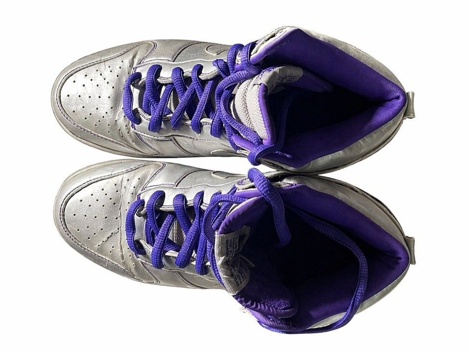 Nike SB Nike SB Dunk High Dinosaur Jr Silver Purple SZ 9.5 Size US 9.5 / EU 42-43 - 7 Thumbnail