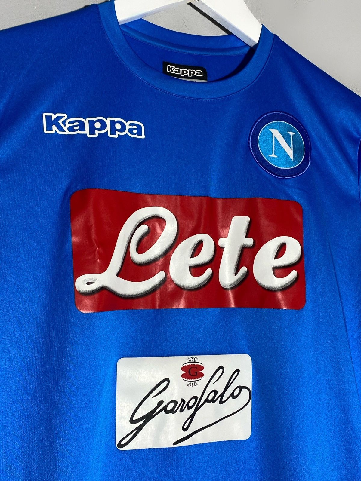 Kappa Kappa Napoli 2016/17 Home Football Shirt Soccer Jersey Size US XS / EU 42 / 0 - 3 Thumbnail