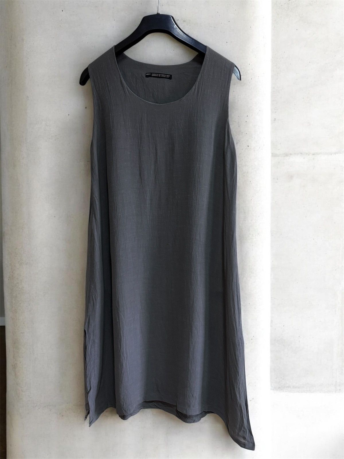Rundholz Rundholz Grey Sleeveless Asymmetric Lagenlook Dress S Size S / US 4 / IT 40 - 1 Thumbnail