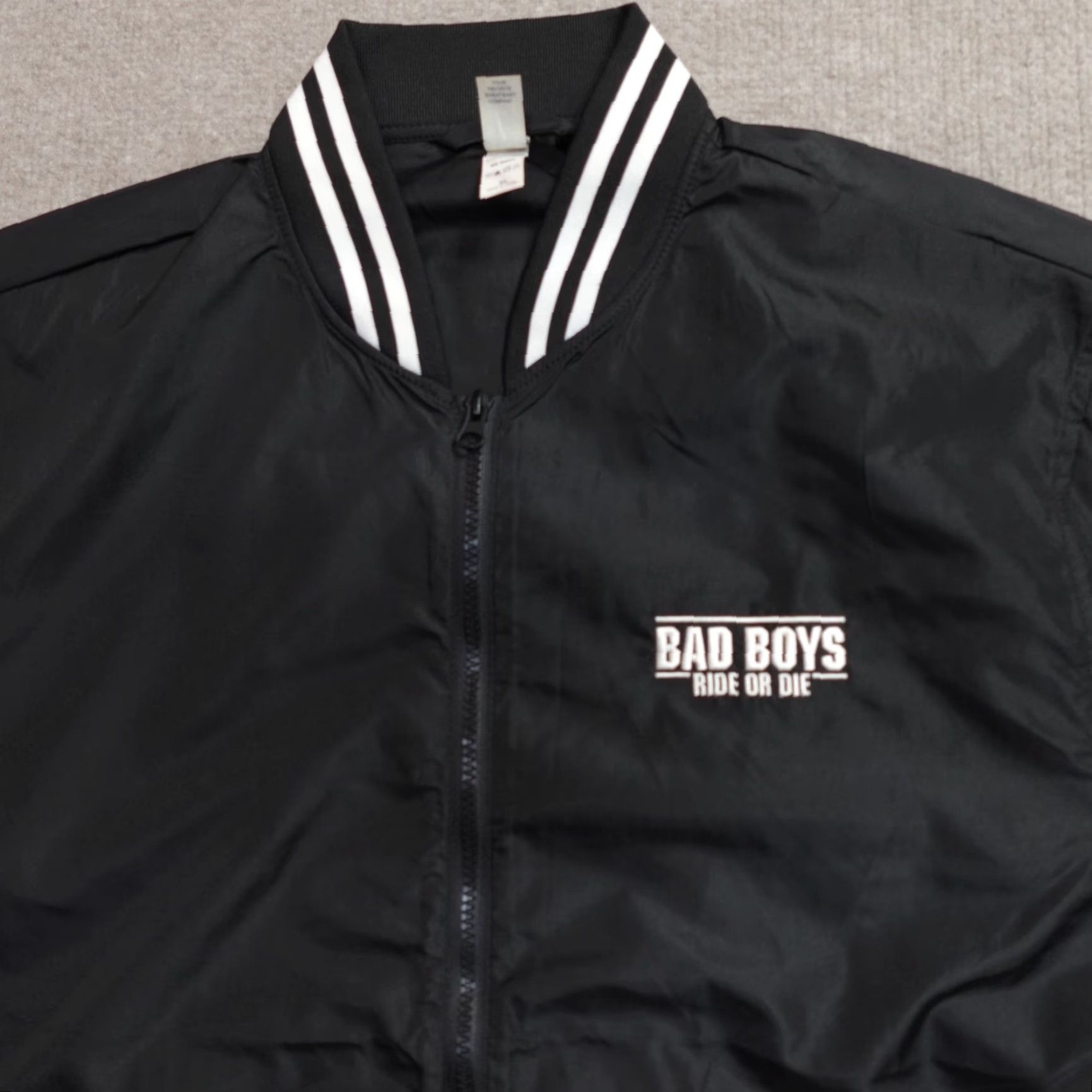 Vintage VINTAGE Bad Boys Ride or Die Jacket XL Black Windbreaker Embroidered Set Production Crew Size US XL / EU 56 / 4 - 2 Thumbnail