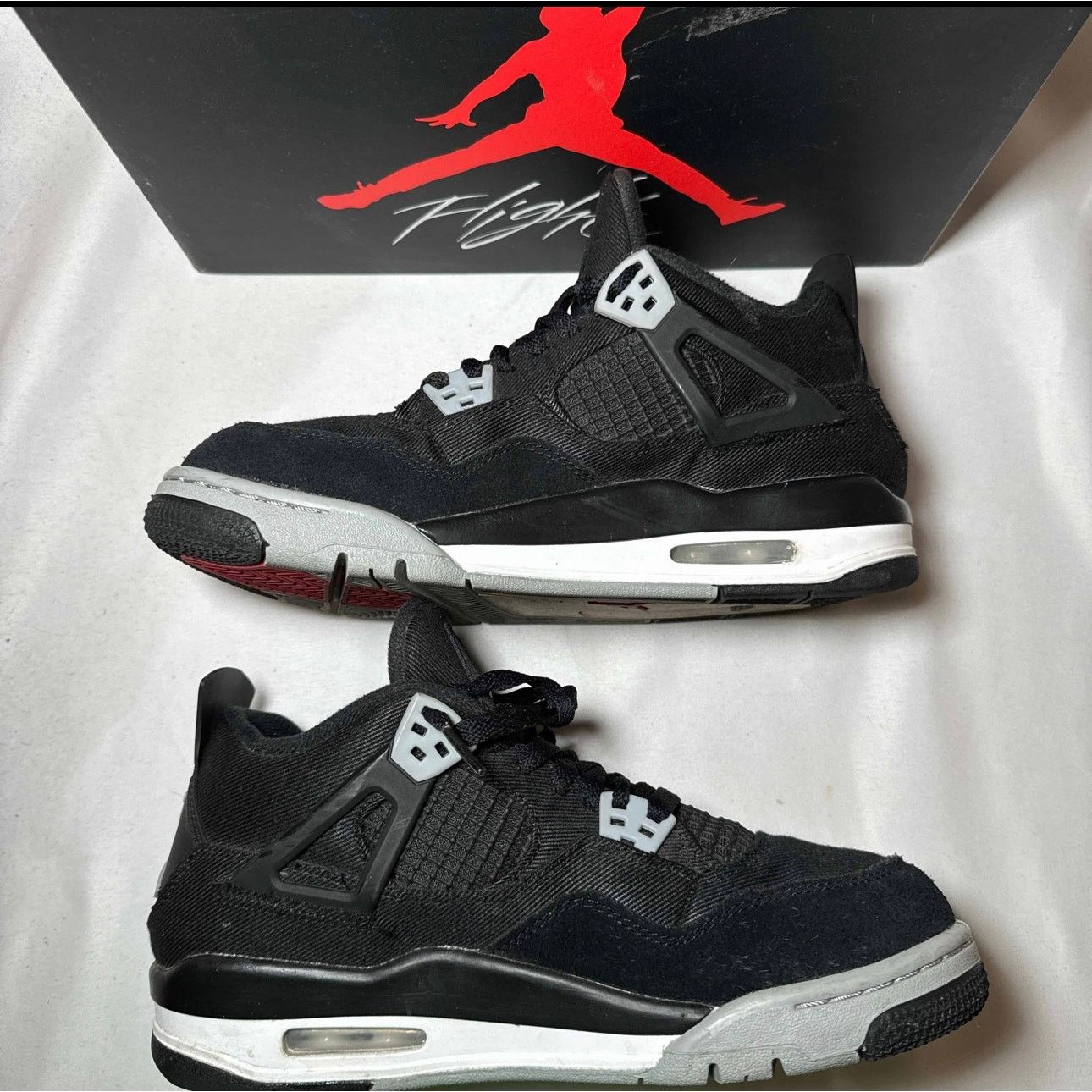 Jordan Brand × Nike Size 7 - Air Jordan 4 Retro SE GS Black Canvas Men's Shoes Size US 7 / EU 40 - 3 Thumbnail