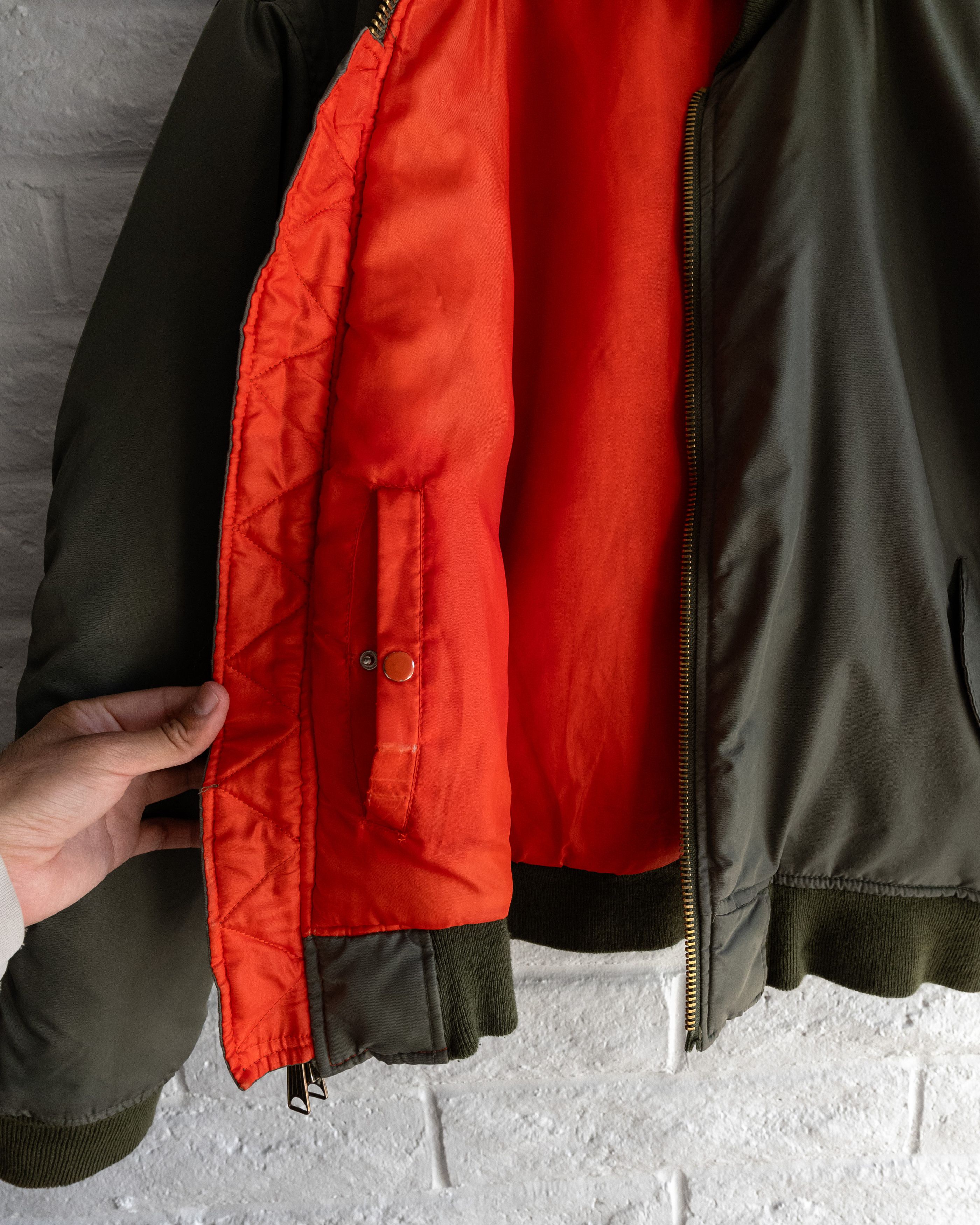 Vintage Vintage Rothco MA-1 Bomber Jacket Olive Green Men's XL Size US XL / EU 56 / 4 - 3 Thumbnail