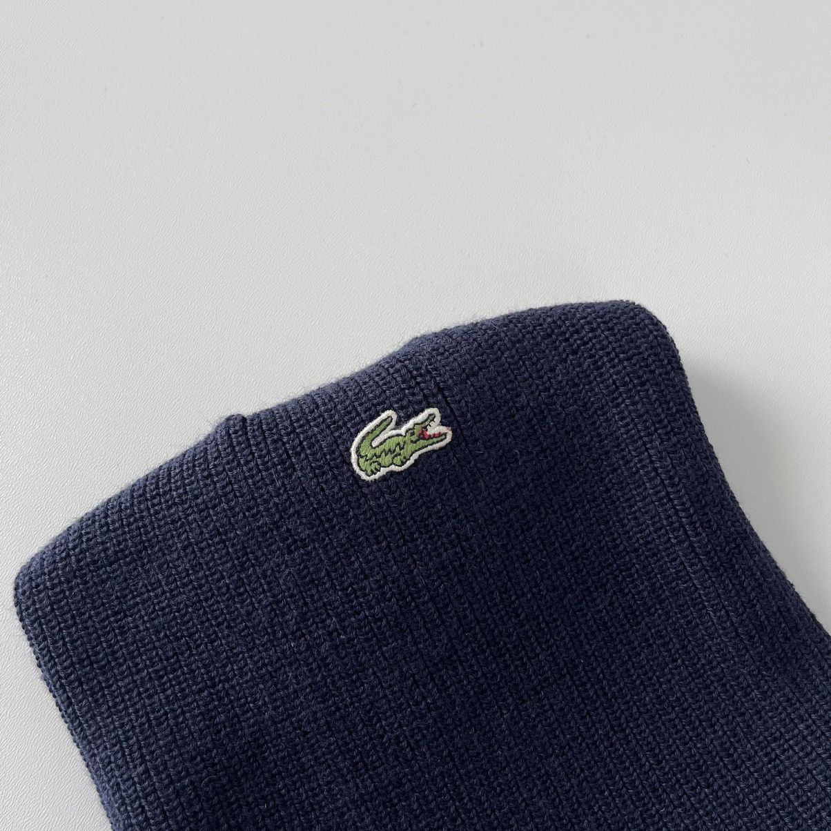 Lacoste Lacoste Logo Wool/Acrylic Vintage Beanie Hat Blue Y2K Size ONE SIZE - 9 Thumbnail