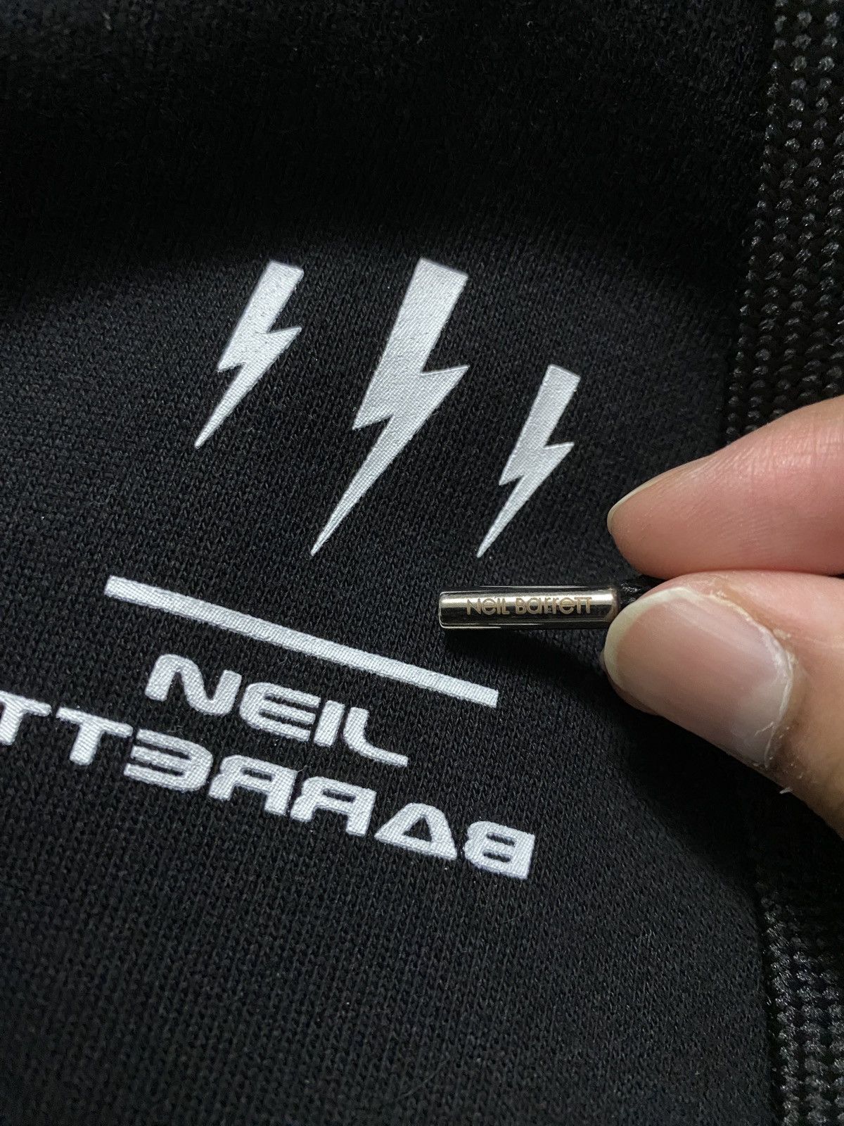 Neil Barrett Black Zeus Rider Hoodie - Neil Barrett Size US M / EU 48-50 / 2 - 11 Thumbnail