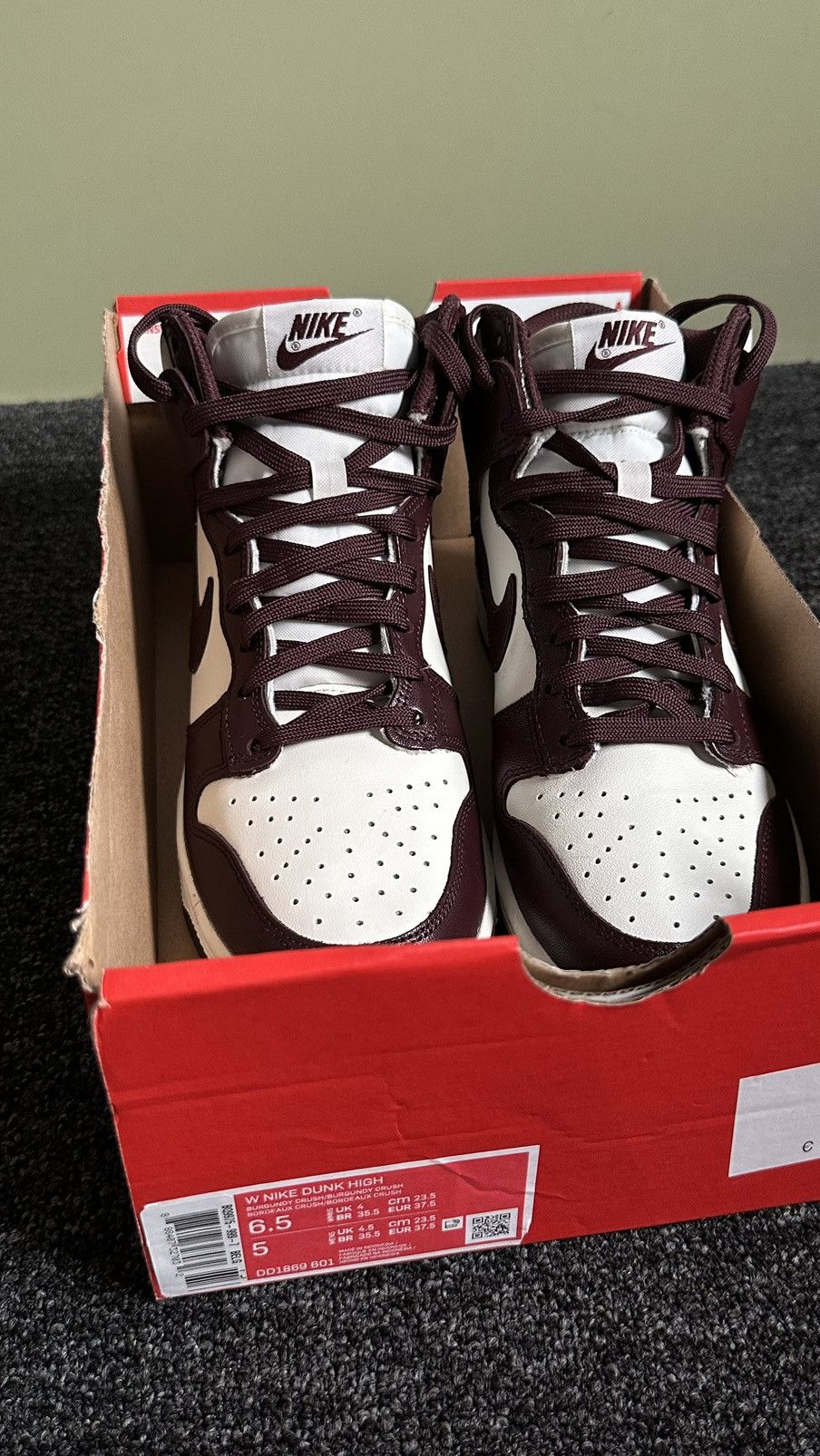 Nike Sneakers Nike Dunk High Size US 6.5 / IT 36.5 - 10 Thumbnail
