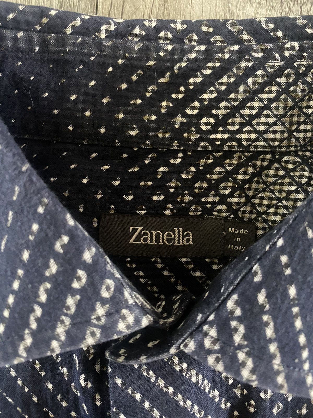 Vintage × Zanella Zanella button up RARE pattern Size US L / EU 52-54 / 3 - 3 Thumbnail